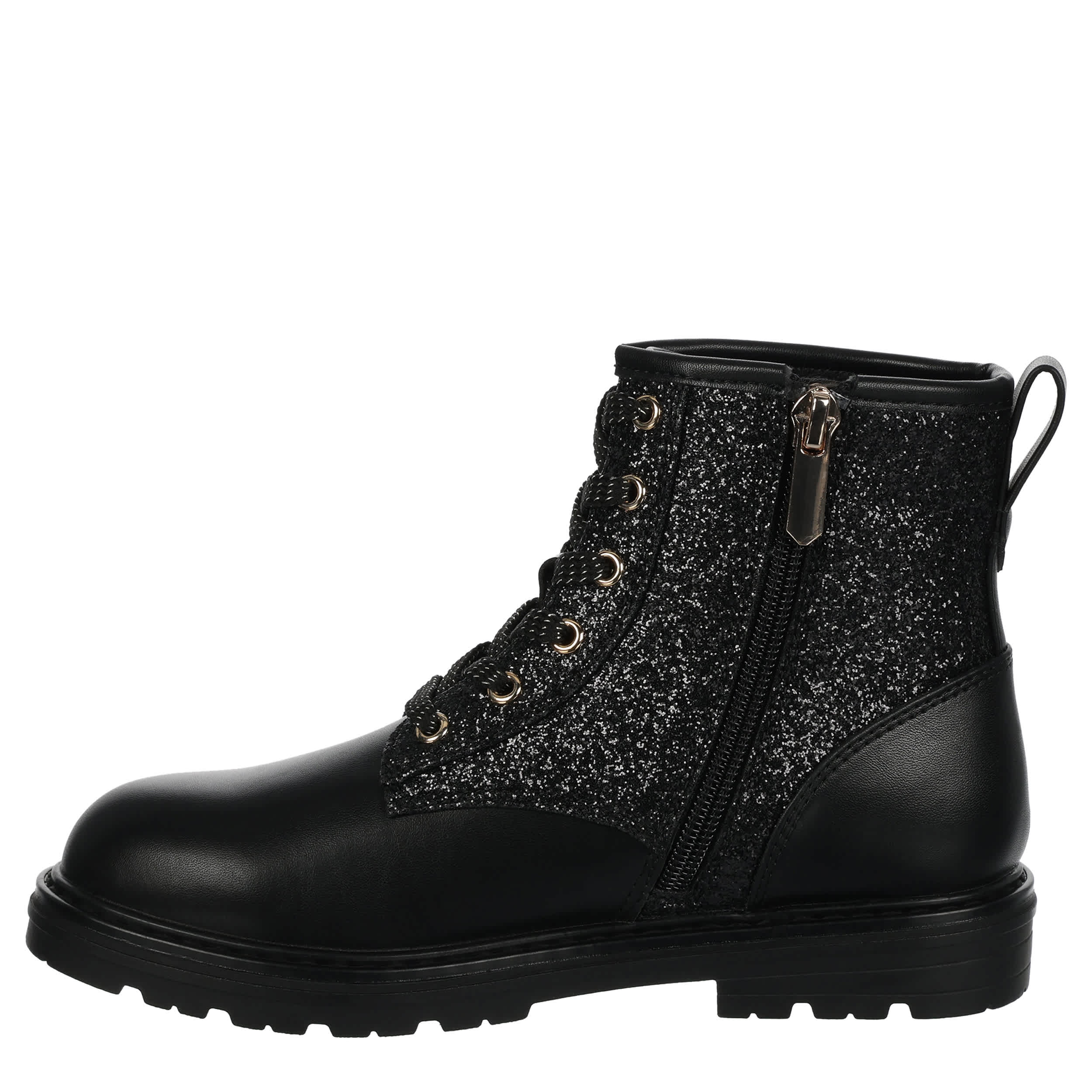 CUPCAKE COUTURE-GIRLS LITTLE-BIG KID RUMI COMBAT BOOT-BLACK & 