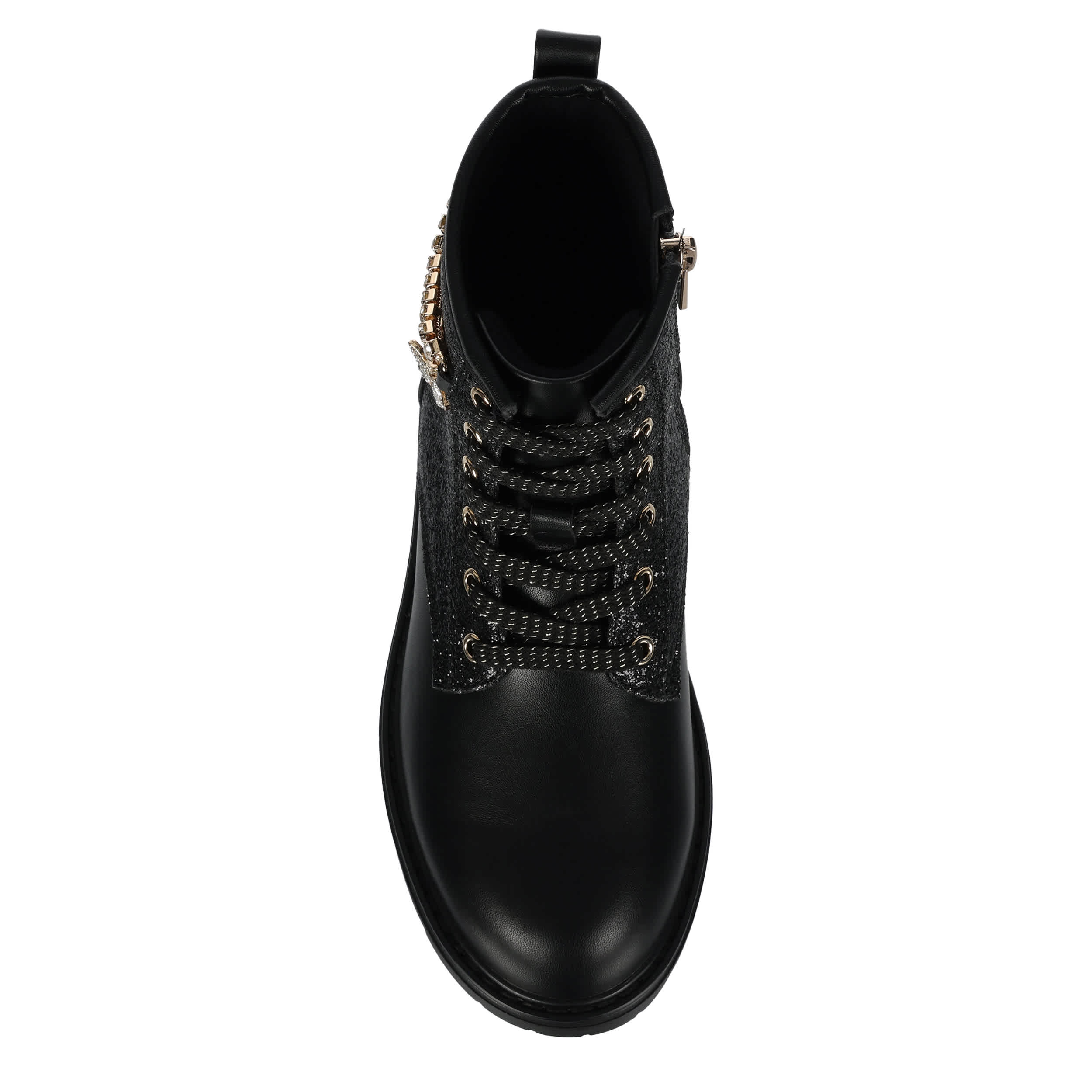 CUPCAKE COUTURE-GIRLS LITTLE-BIG KID RUMI COMBAT BOOT-BLACK & 