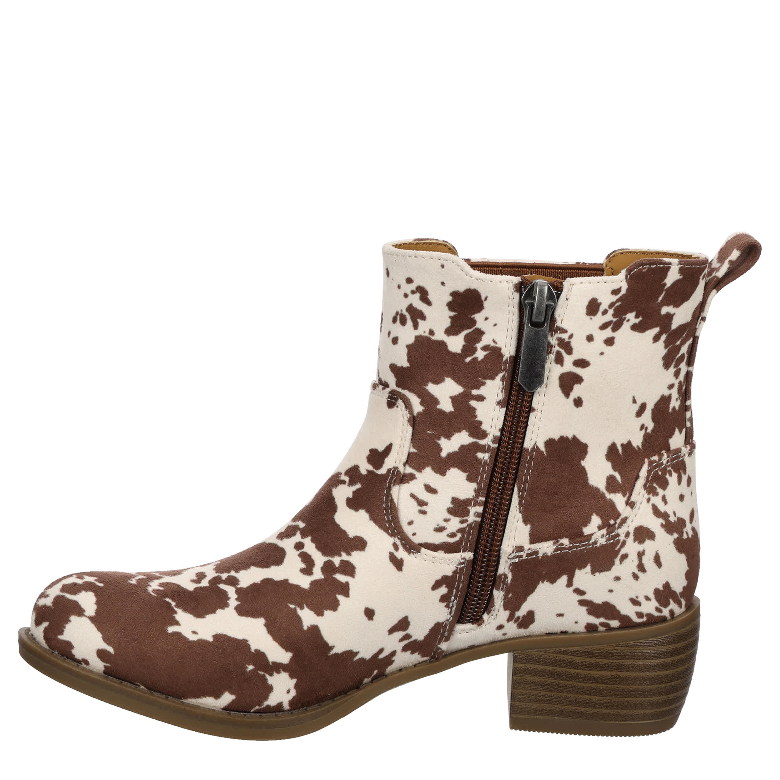 LIMELIGHT-GIRLS LITTLE-BIG KID JESSIE WESTERN BOOT-ANIMAL & BROWN