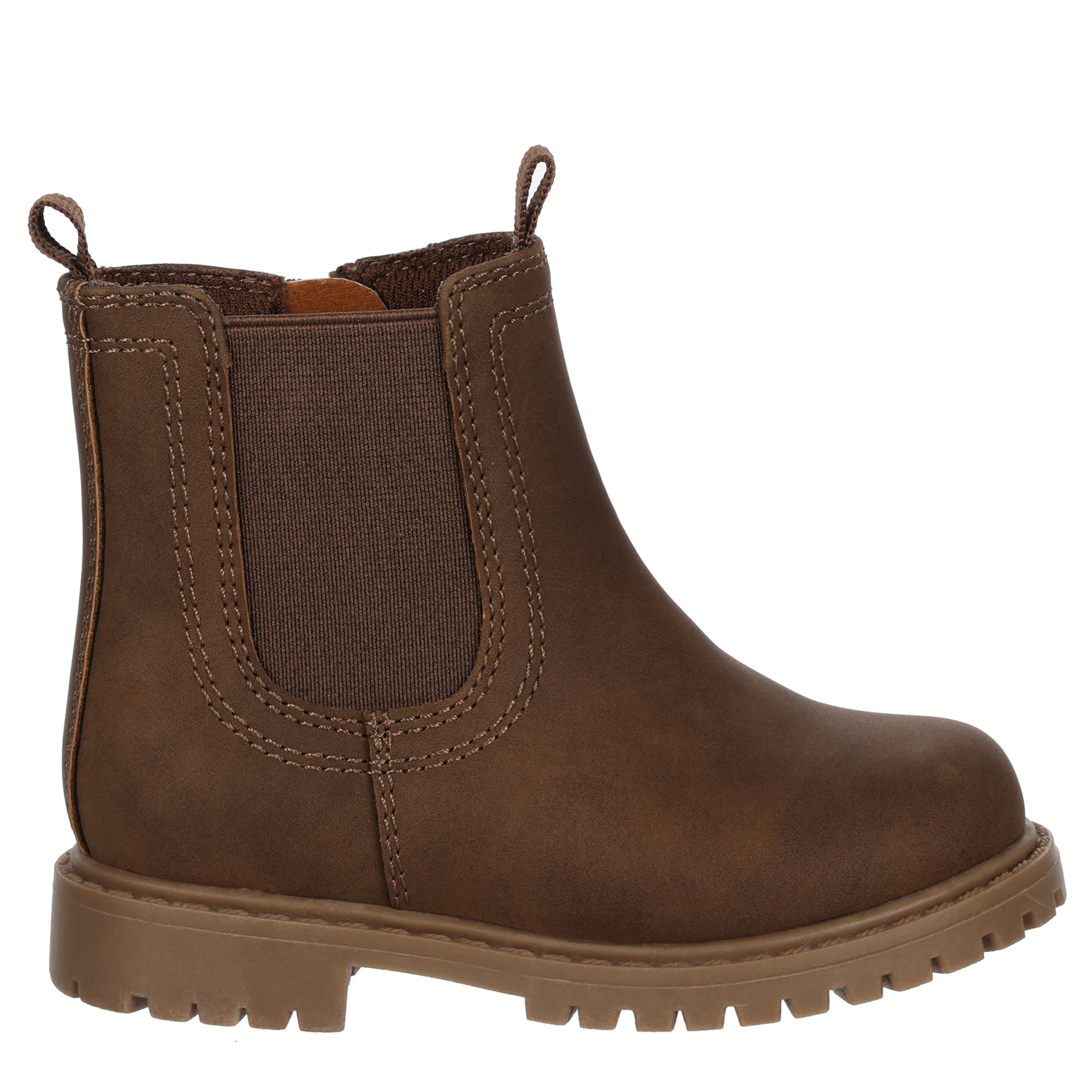 WEST HARRIS-BOYS TODDLER-LITTLE KID LIL ATOM CHELSEA BOOT-BROWN & 