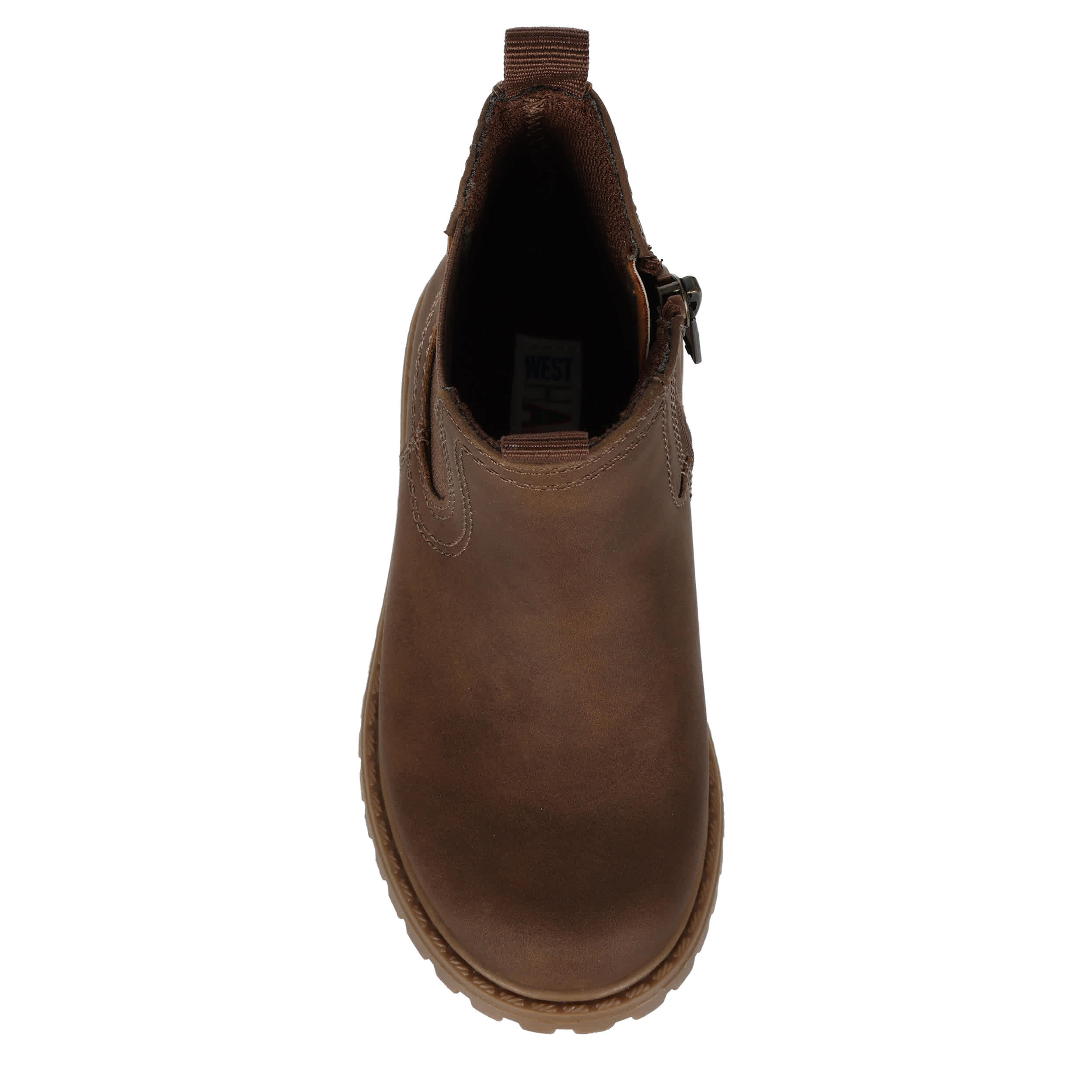 WEST HARRIS-BOYS TODDLER-LITTLE KID LIL ATOM CHELSEA BOOT-BROWN & 