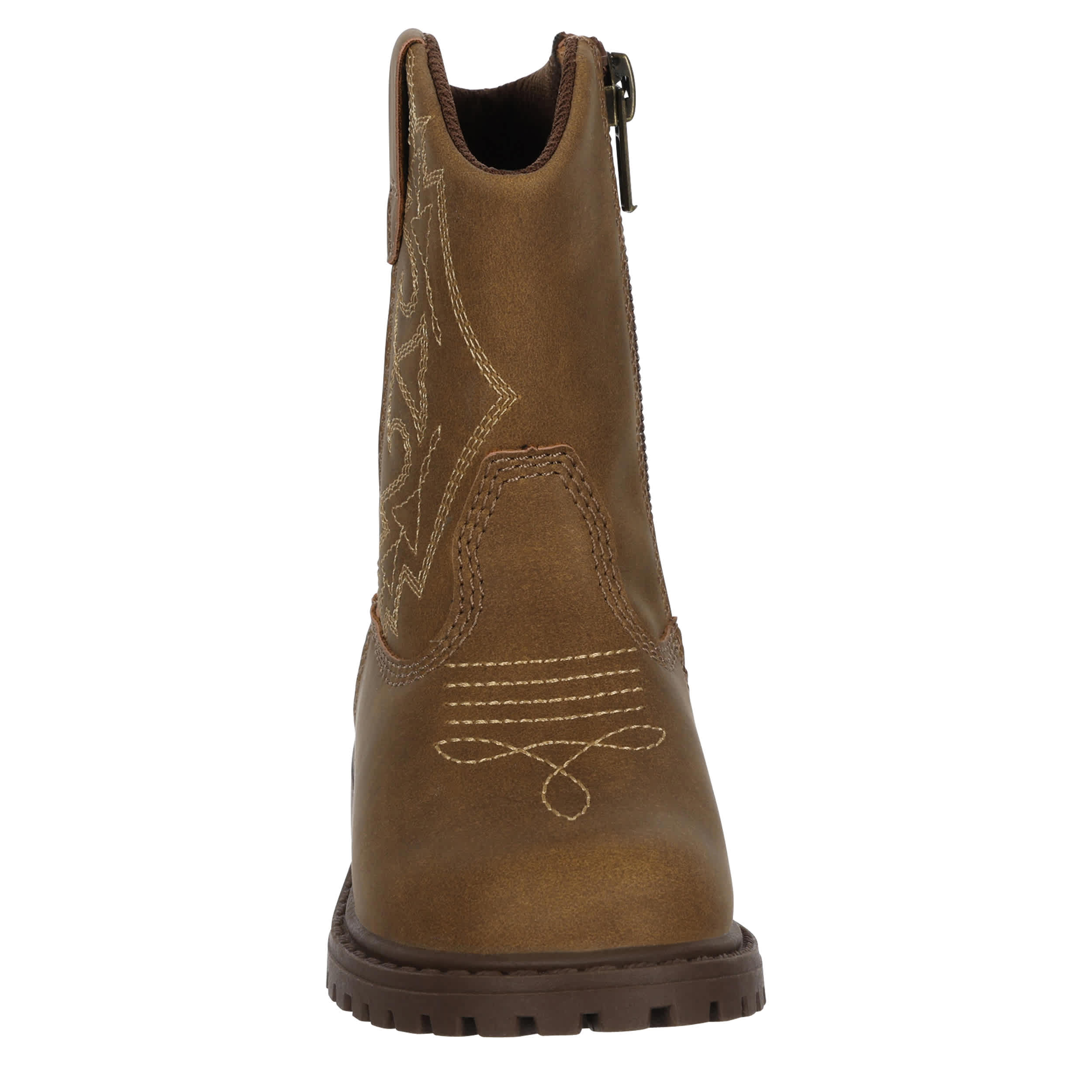 WEST HARRIS-BOYS TODDLER-LITTLE KID LIL BRENT WESTERN BOOT-BROWN & 