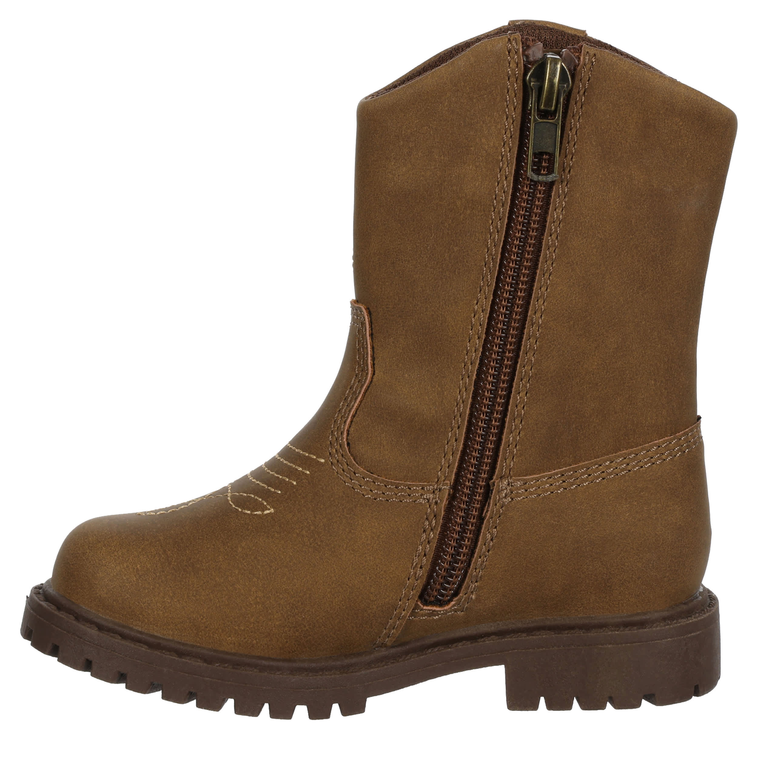WEST HARRIS-BOYS TODDLER-LITTLE KID LIL BRENT WESTERN BOOT-BROWN & 
