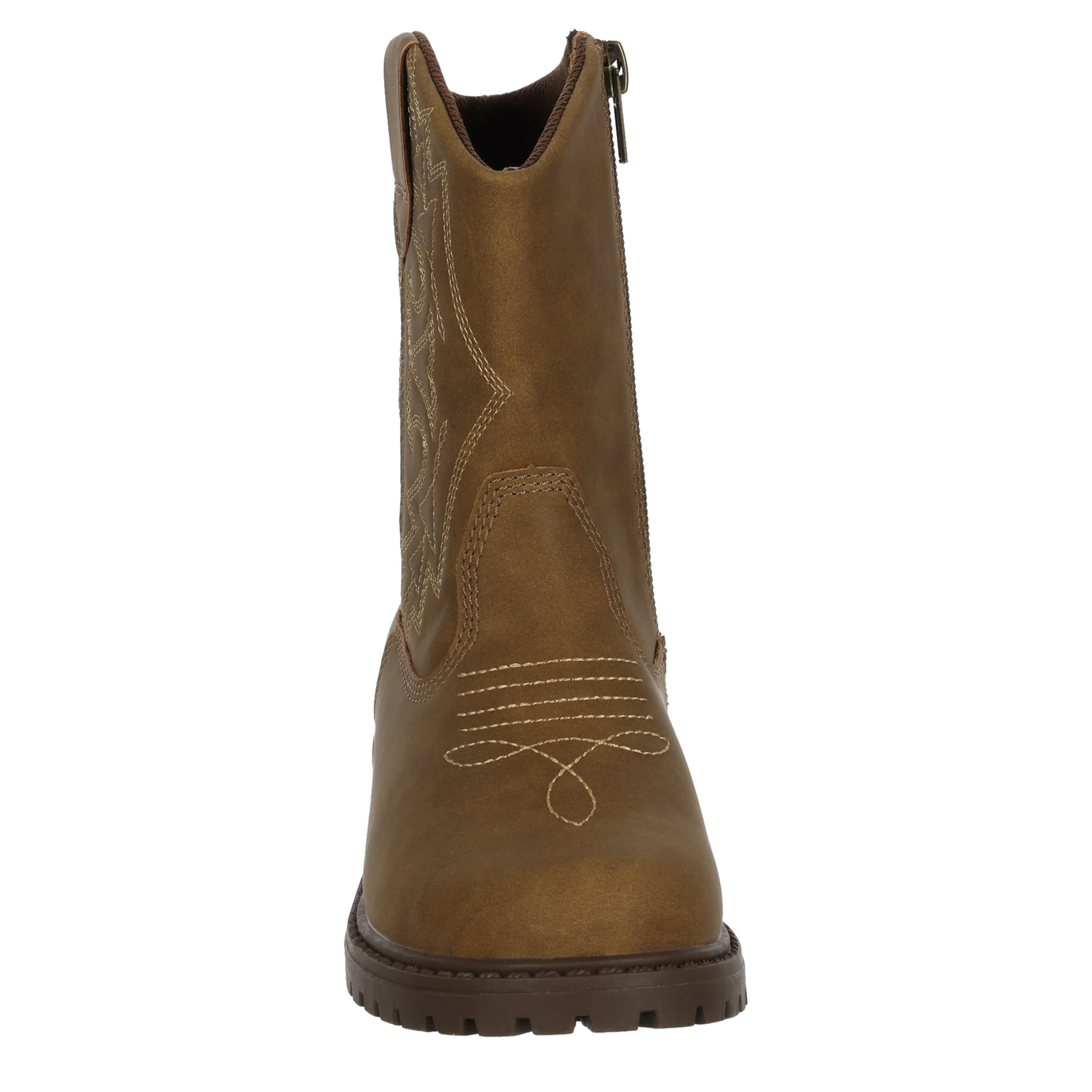 WEST HARRIS-BOYS LITTLE-BIG KID BRENT WESTERN BOOT-BROWN & 