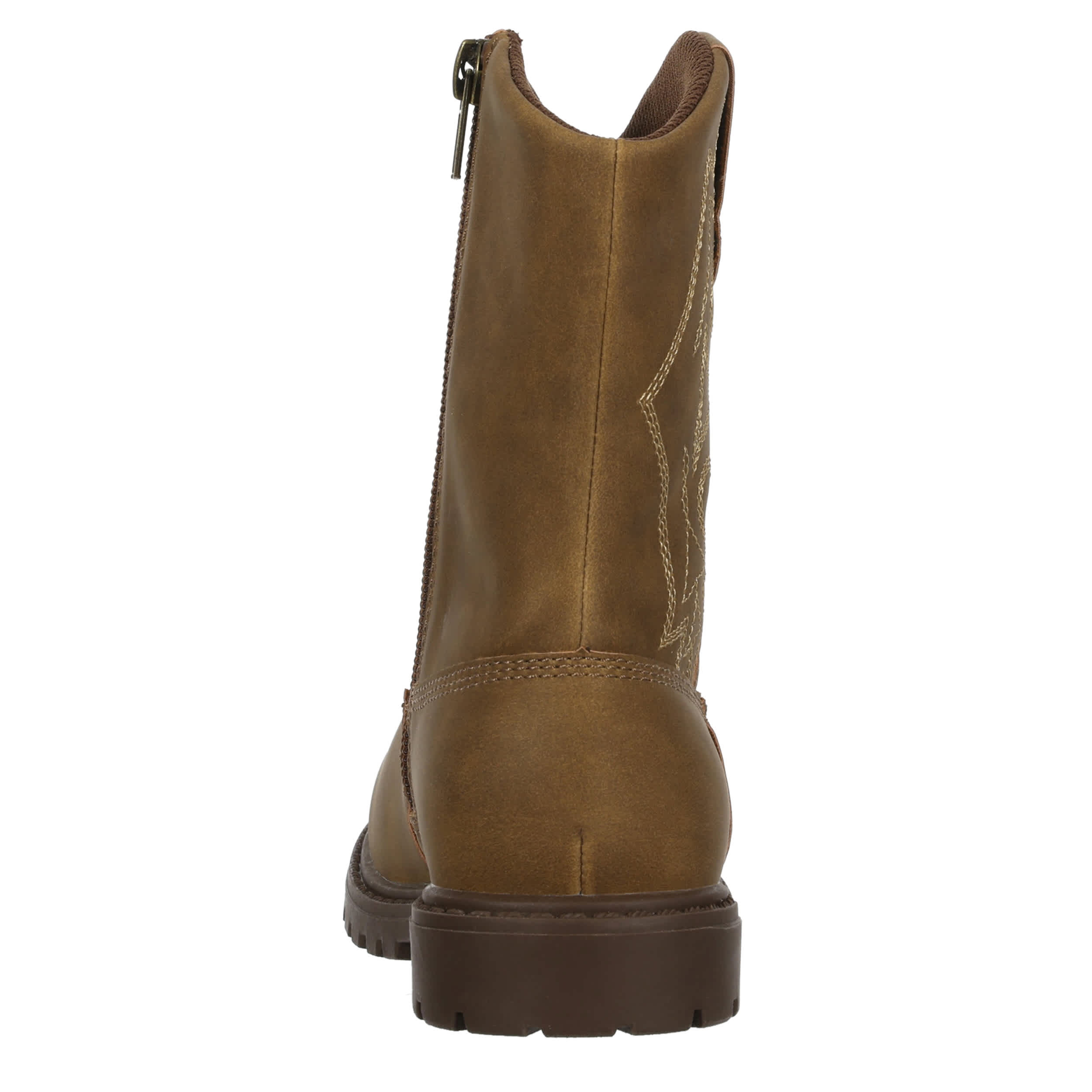 WEST HARRIS-BOYS LITTLE-BIG KID BRENT WESTERN BOOT-BROWN & 