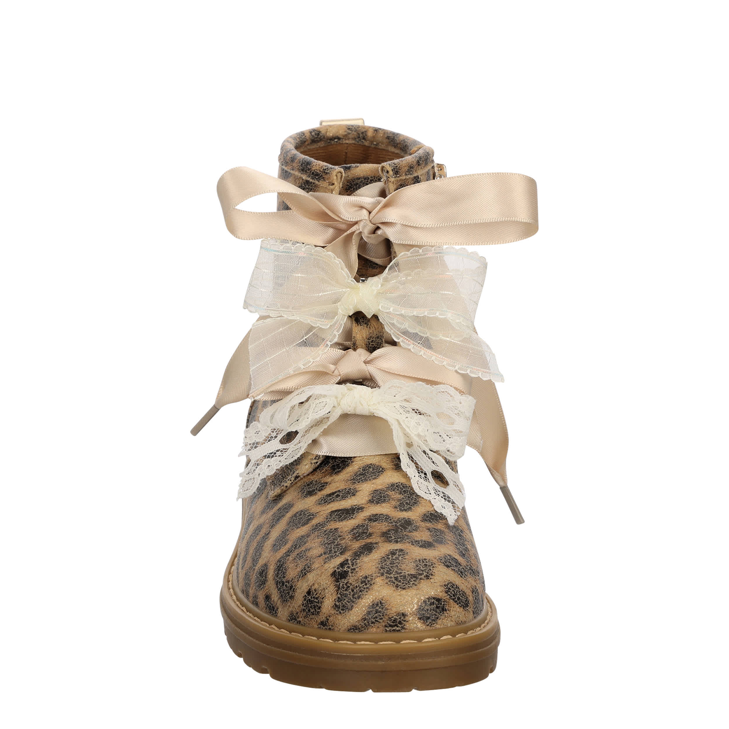 LIMELIGHT-GIRLS LITTLE-BIG KID HAILY COMBAT BOOT-LEOPARD & 