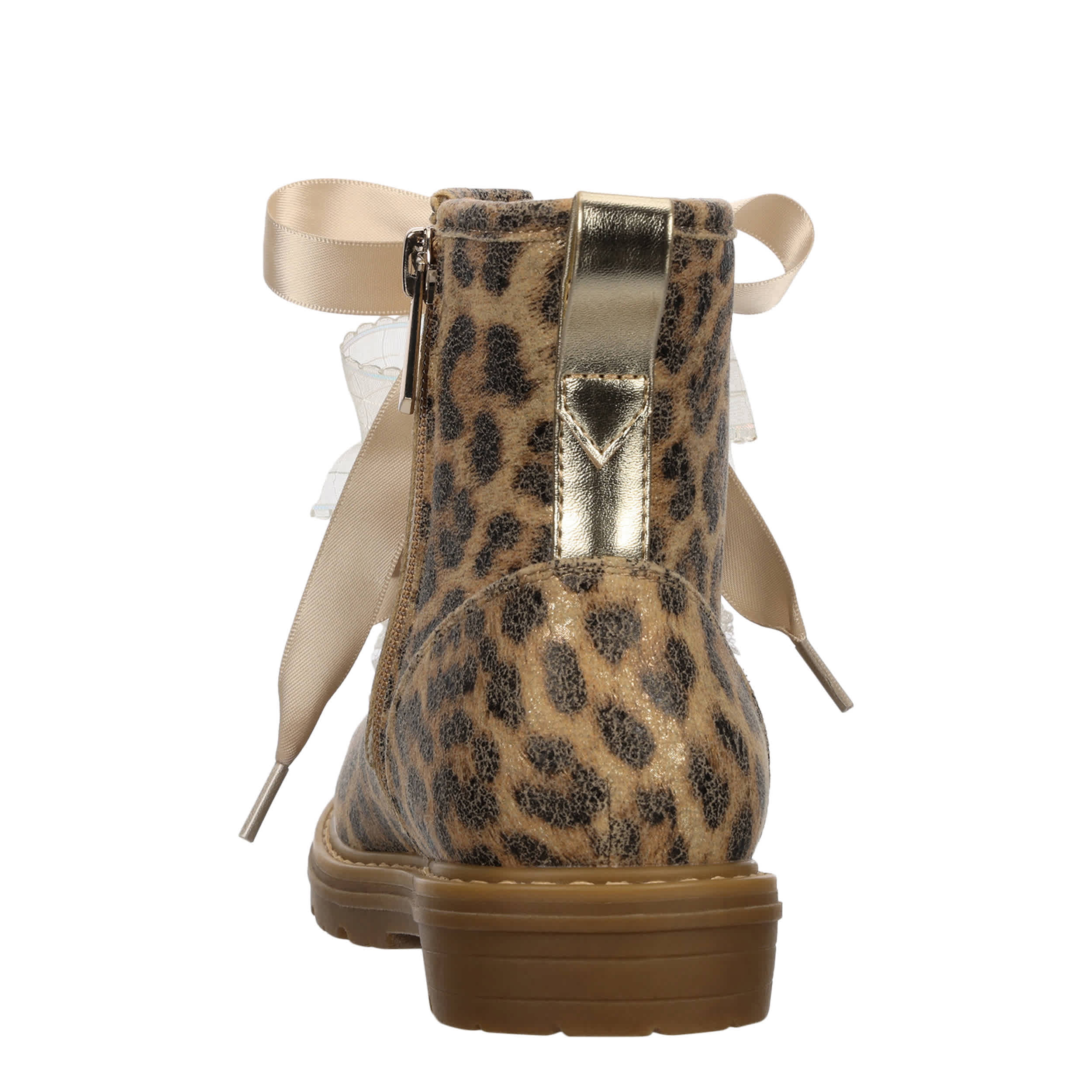LIMELIGHT-GIRLS LITTLE-BIG KID HAILY COMBAT BOOT-LEOPARD & 