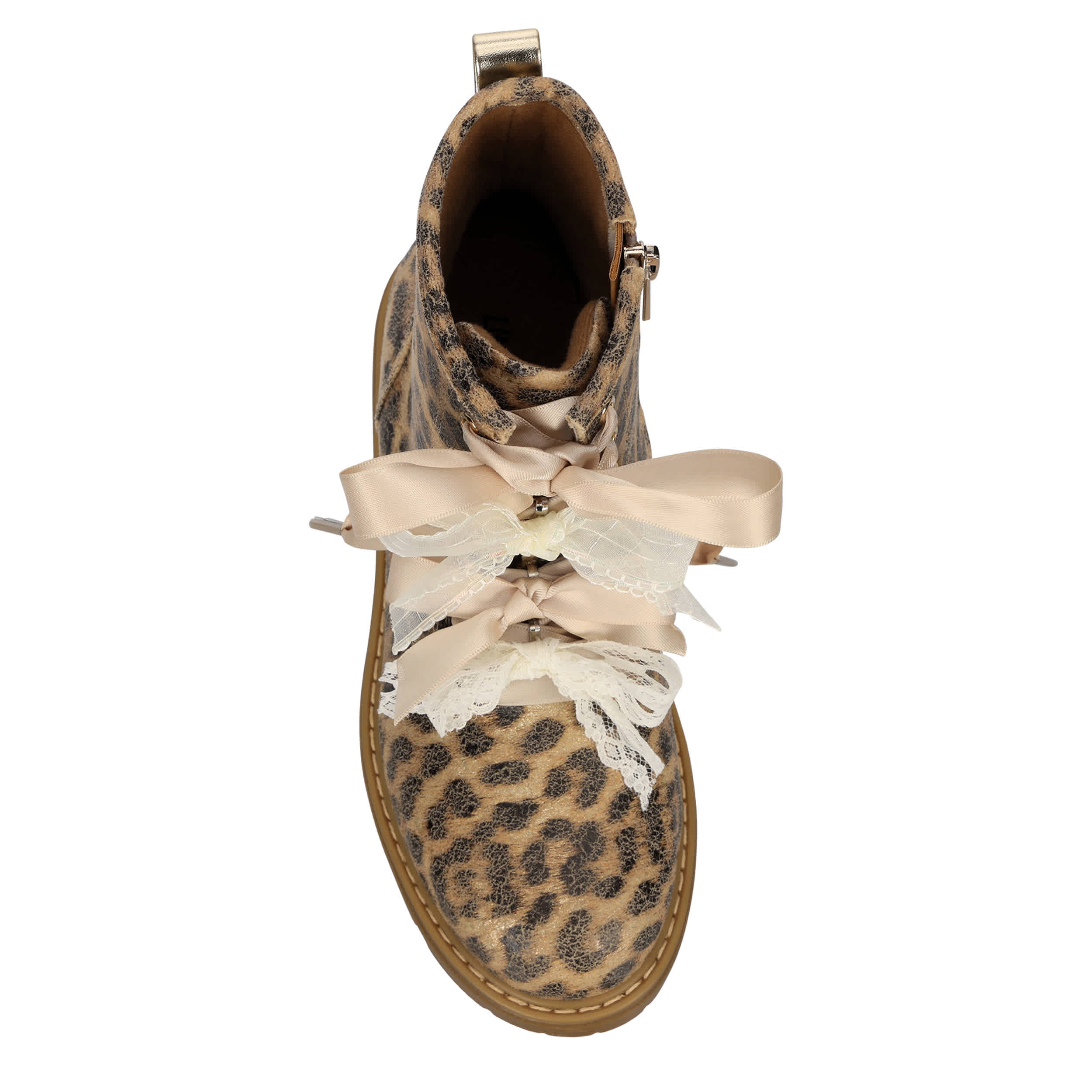LIMELIGHT-GIRLS LITTLE-BIG KID HAILY COMBAT BOOT-LEOPARD & 