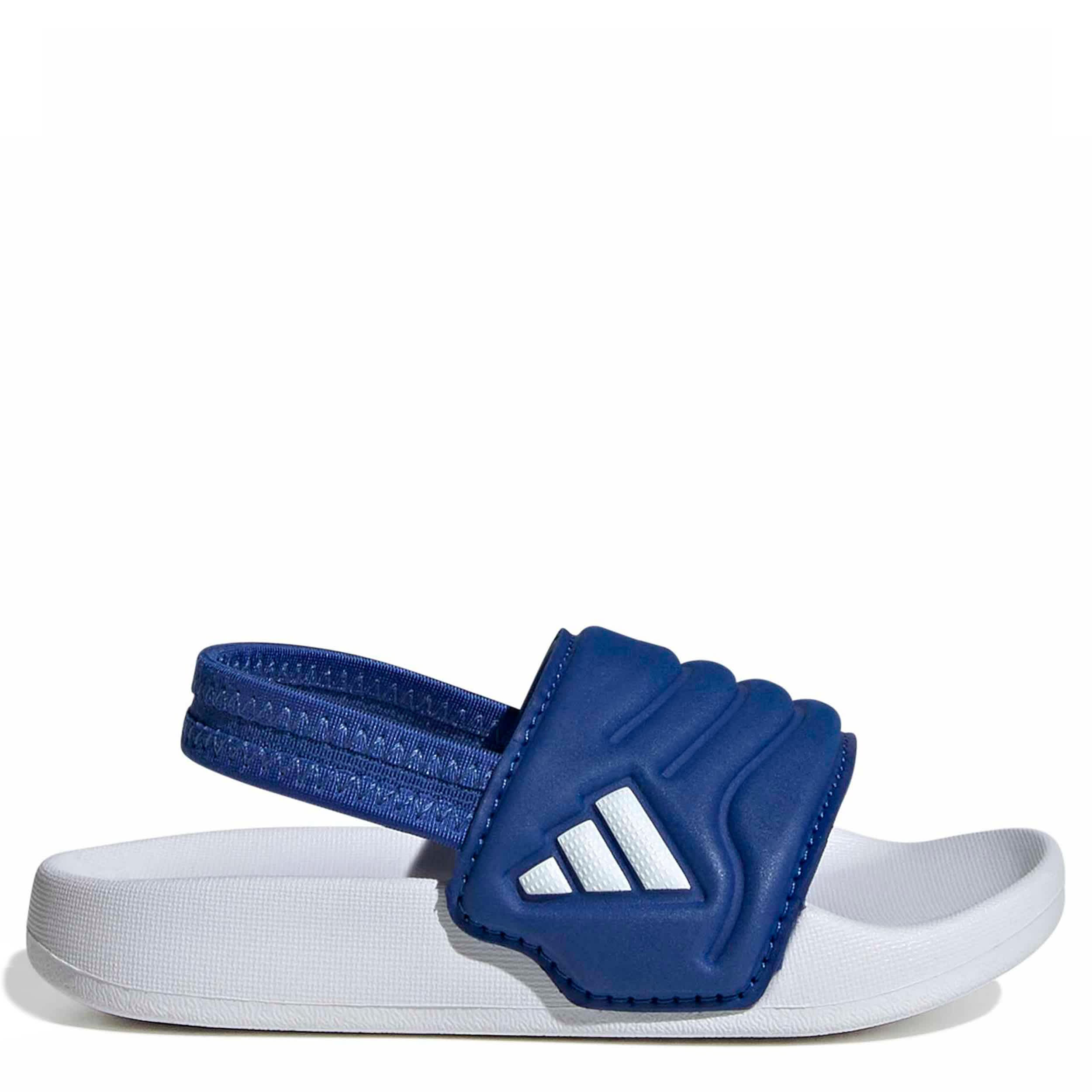ADIDAS-BOYS TODDLER-LITTLE KID ADILETTE ESTRAP 2.0 SLIDE-BLUE & WHITE