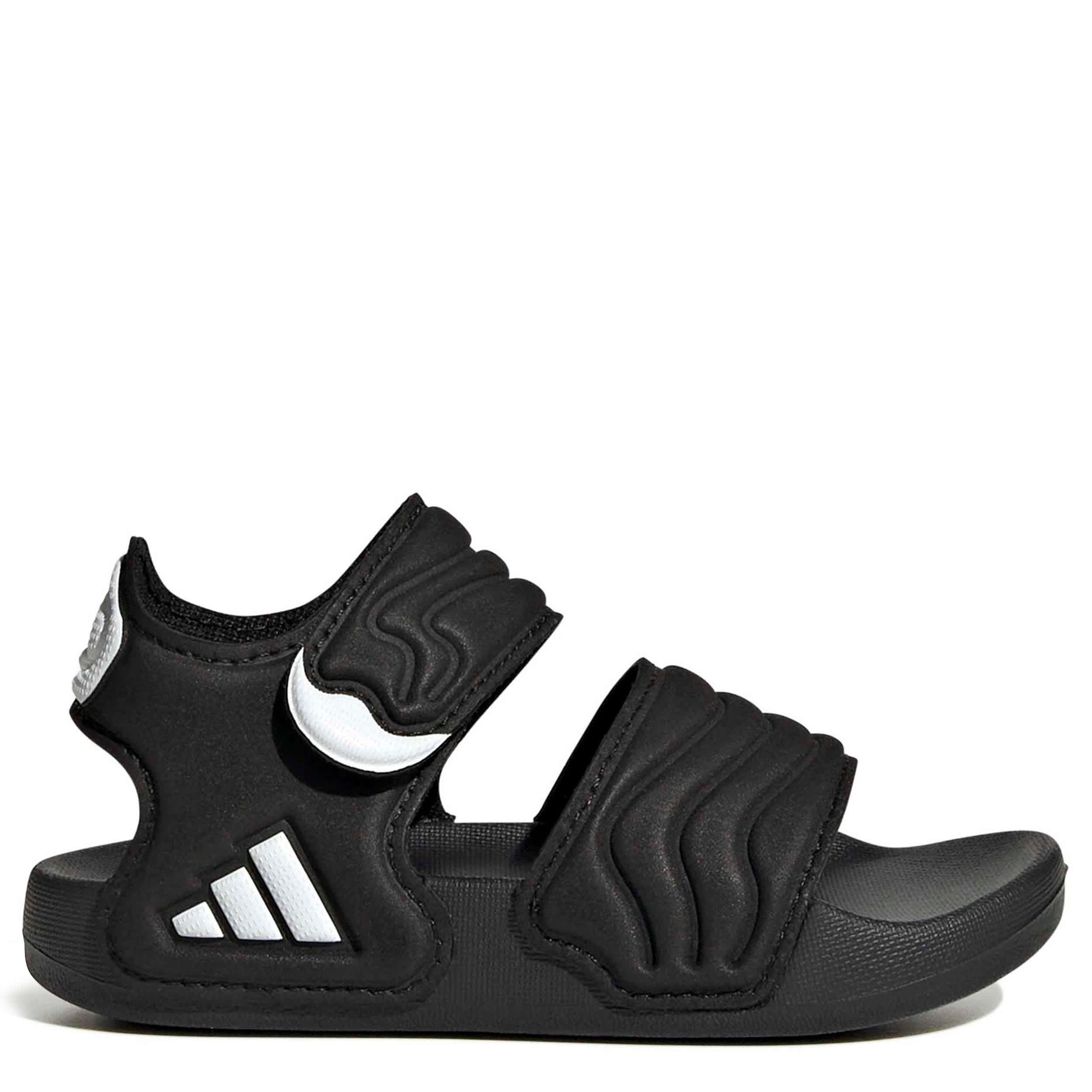 ADIDAS-BOYS TODDLER-LITTLE KID ADILETTE 2 SLIDE-BLACK & 