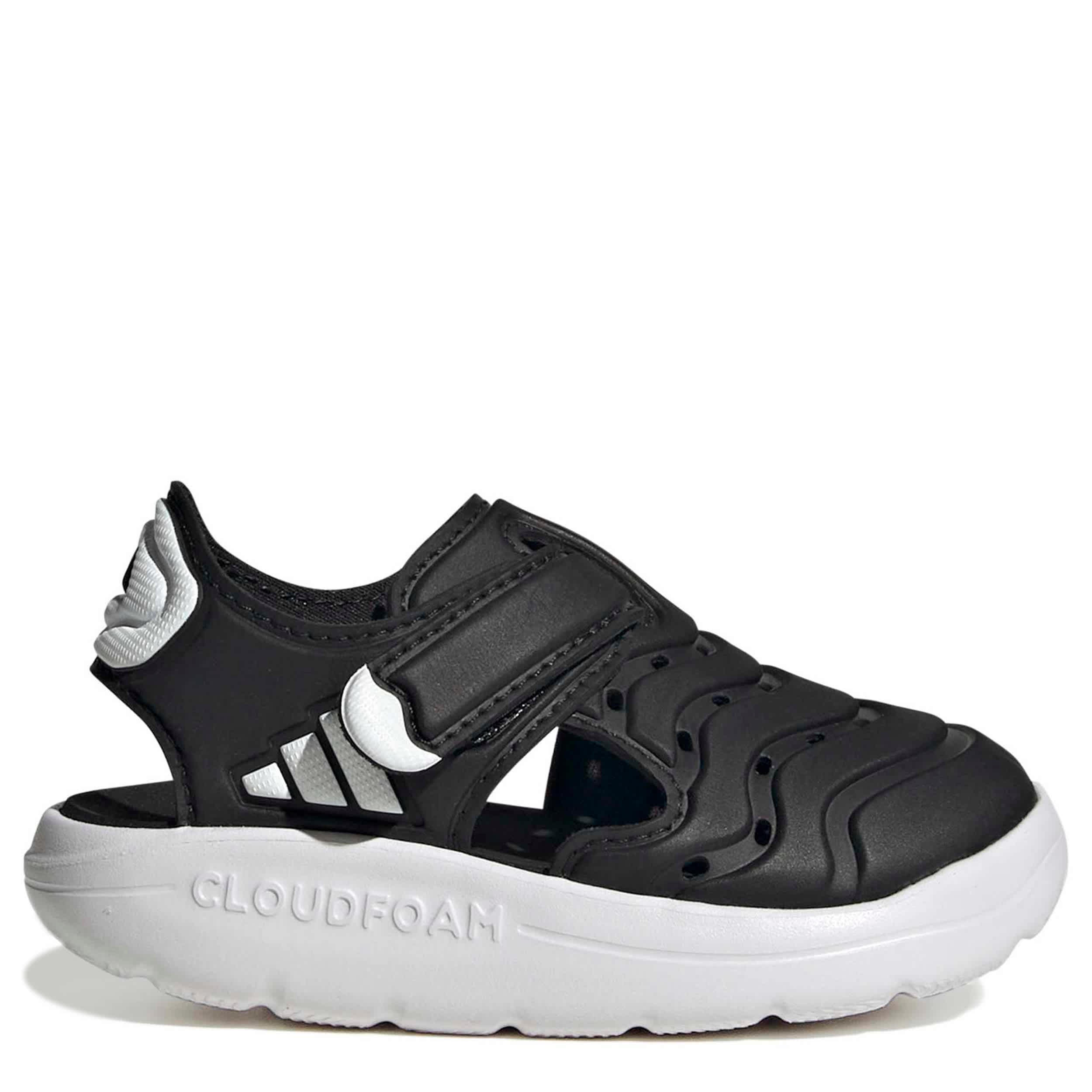 ADIDAS-BOYS TODDLER-LITTLE KID WATER 2 SANDAL-BLACK & WHITE