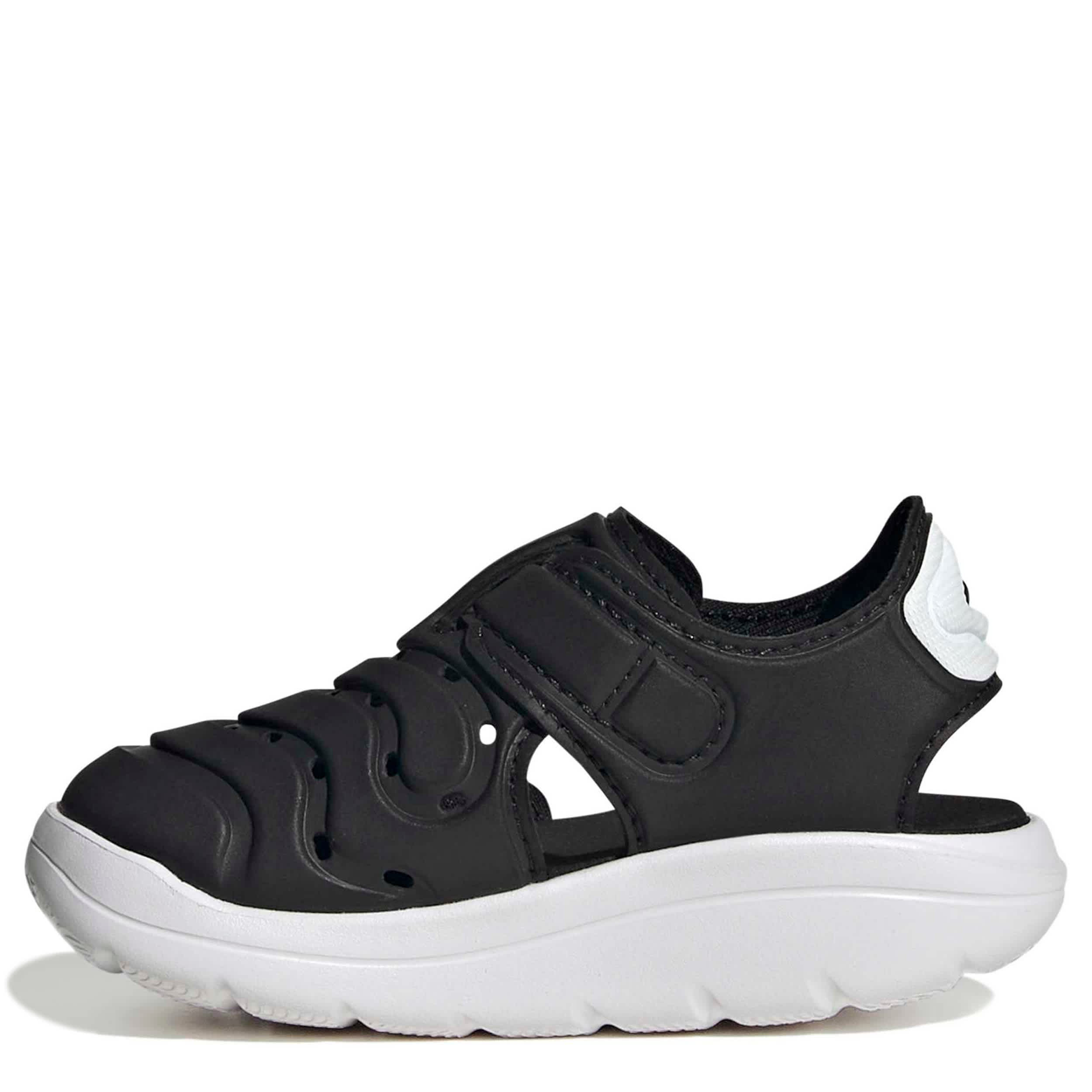 ADIDAS-BOYS TODDLER-LITTLE KID WATER 2 SANDAL-BLACK & WHITE