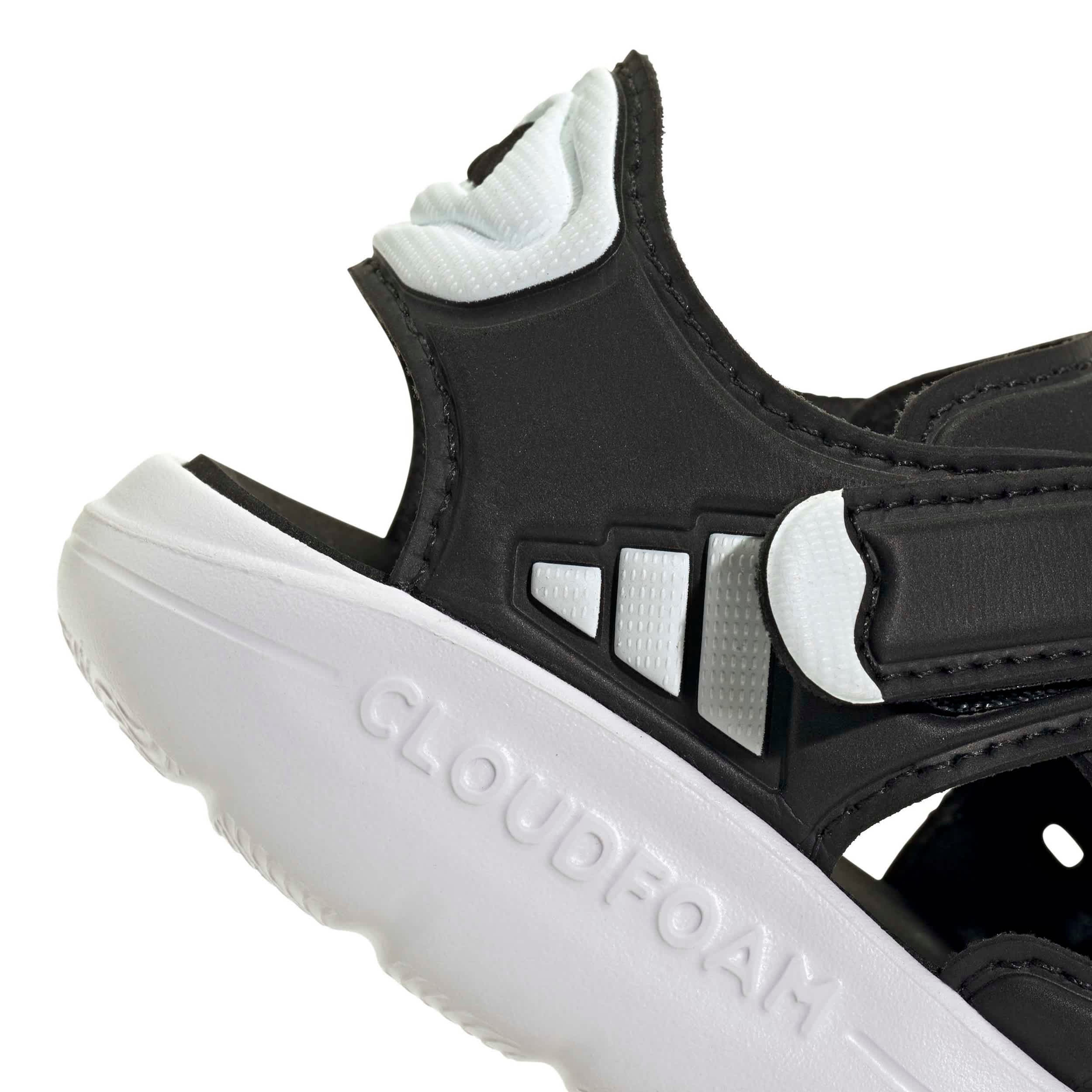ADIDAS-BOYS TODDLER-LITTLE KID WATER 2 SANDAL-BLACK & WHITE