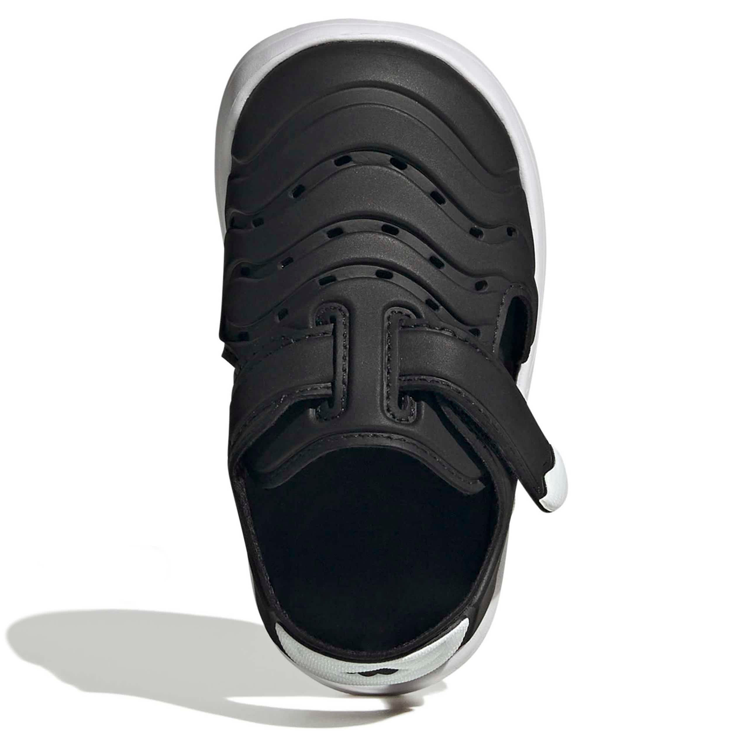 ADIDAS-BOYS TODDLER-LITTLE KID WATER 2 SANDAL-BLACK & WHITE