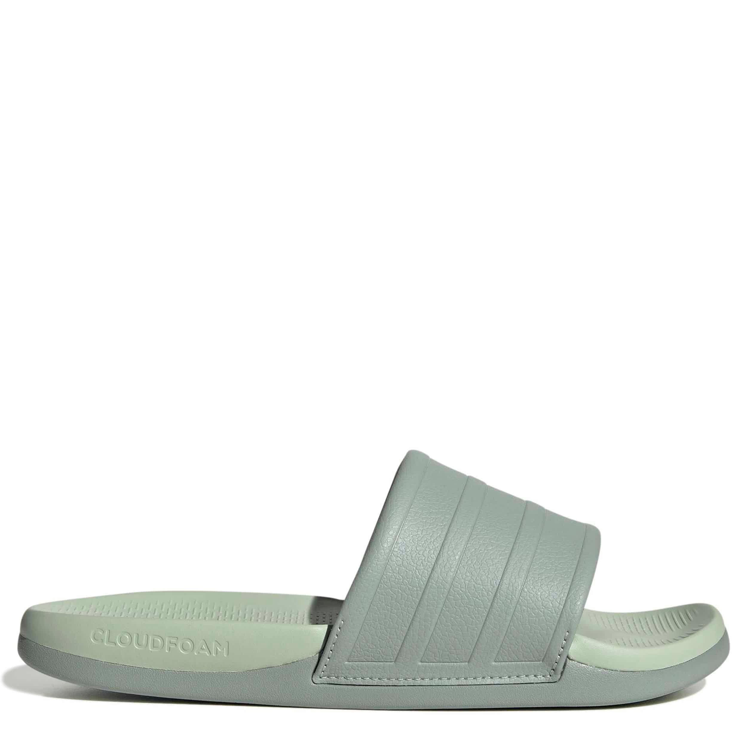 ADIDAS-BOYS BIG LITTLE KID ADILETTE COMFORT 2.0  SLIDE-GREEN & GREEN