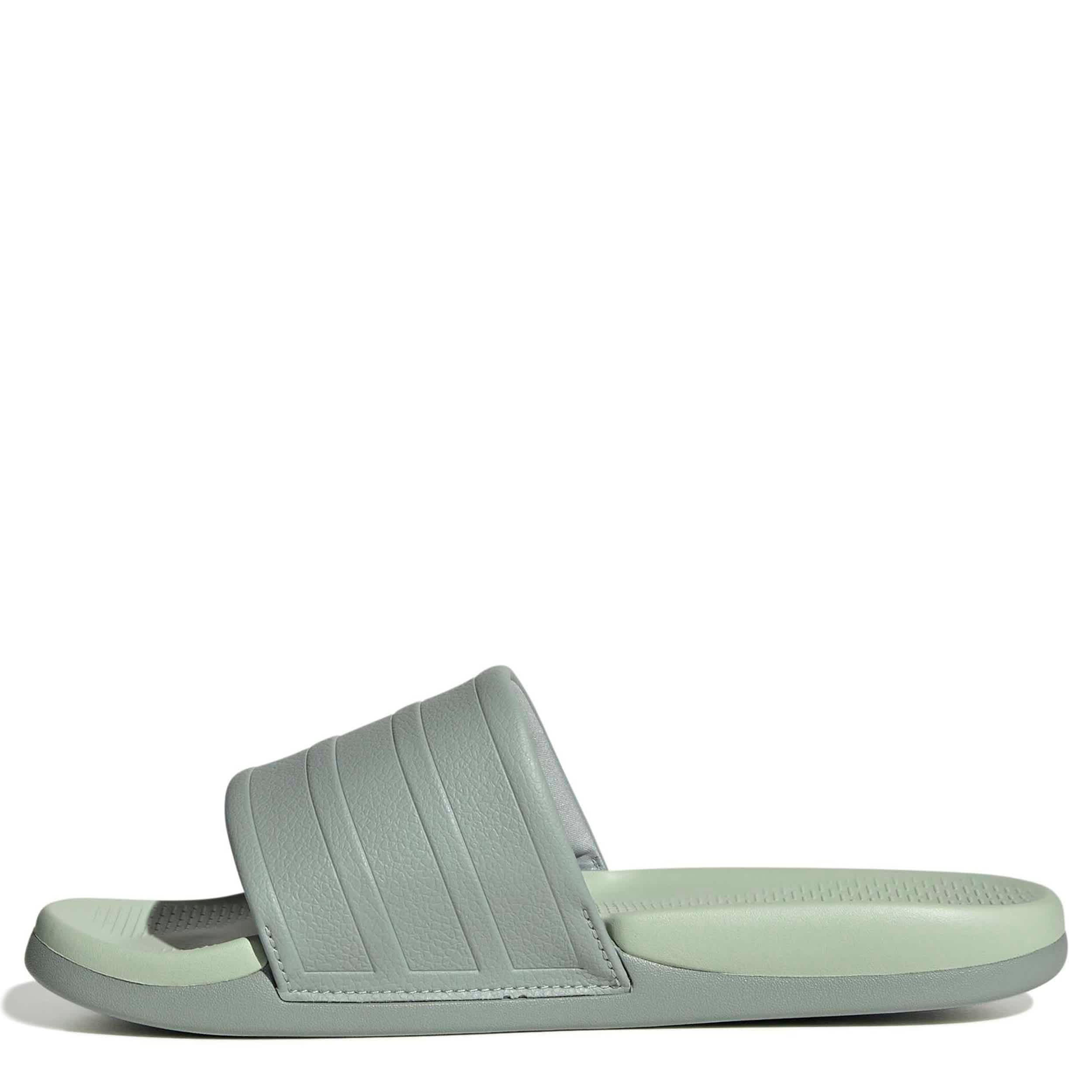 ADIDAS-BOYS BIG LITTLE KID ADILETTE COMFORT 2.0  SLIDE-GREEN & GREEN