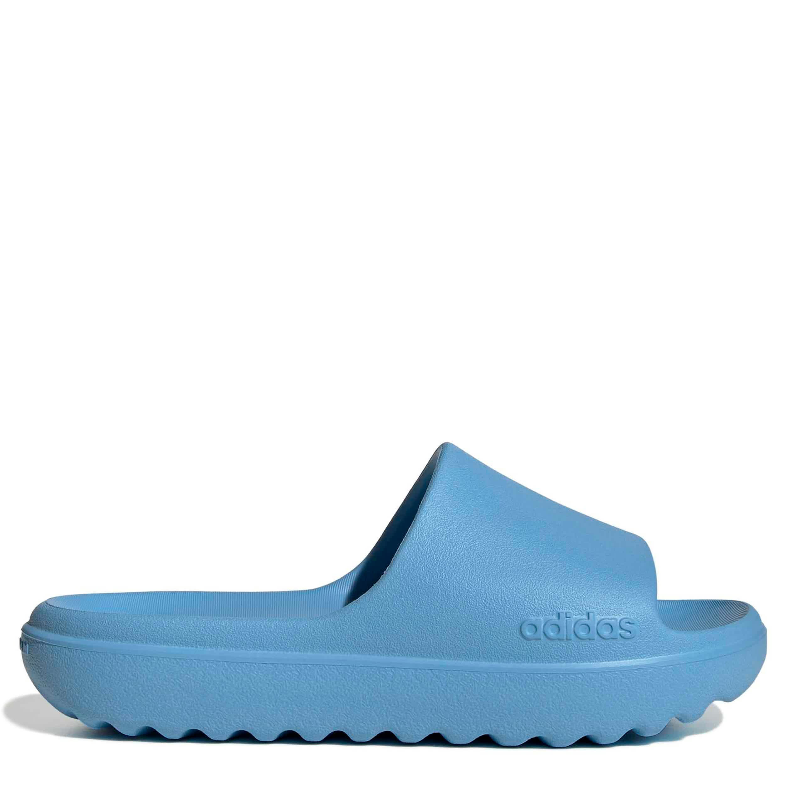 ADIDAS-BOYS BIG LITTLE KID ADILETTE LUMIA SLIDE-BLUE & 