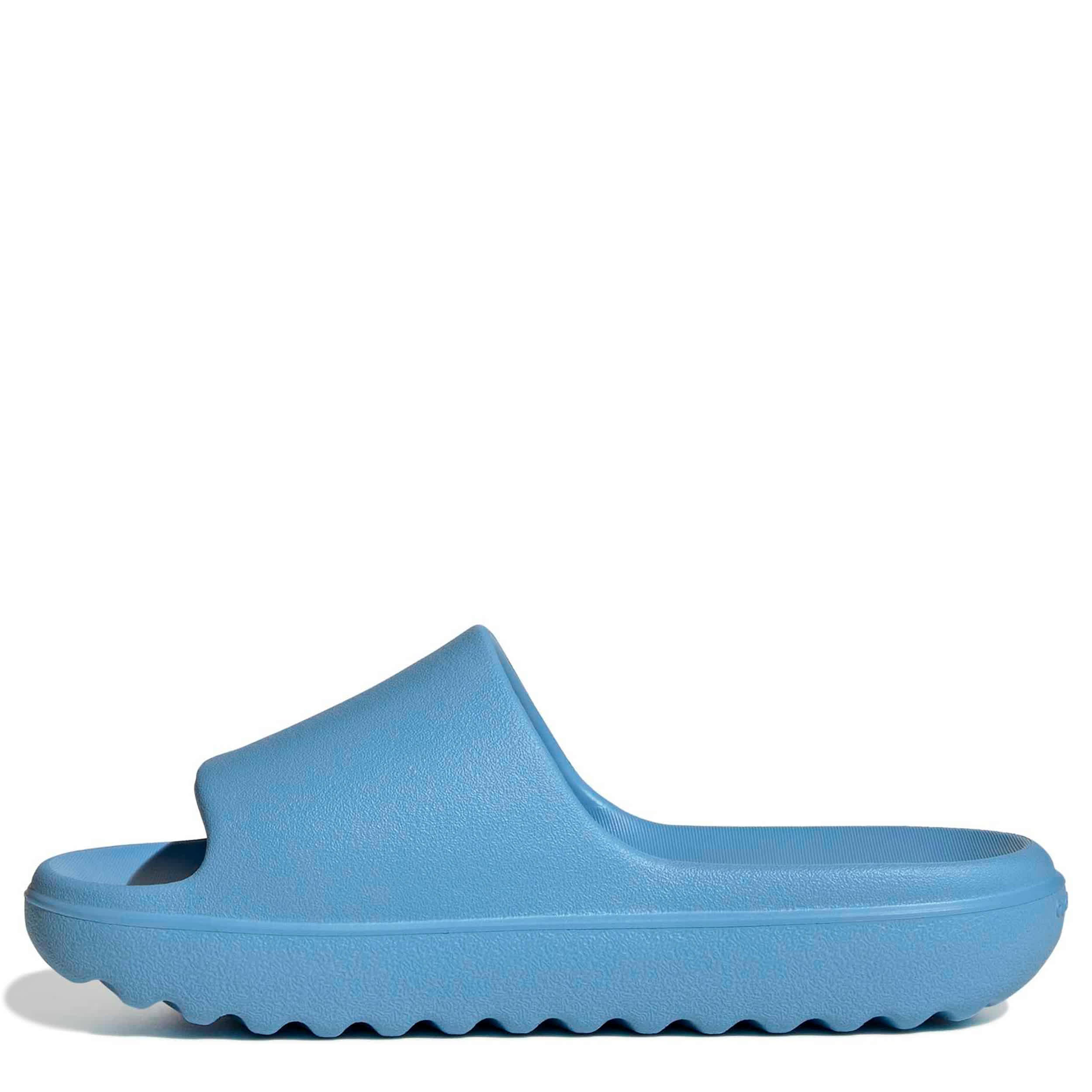 ADIDAS-BOYS BIG LITTLE KID ADILETTE LUMIA SLIDE-BLUE & 