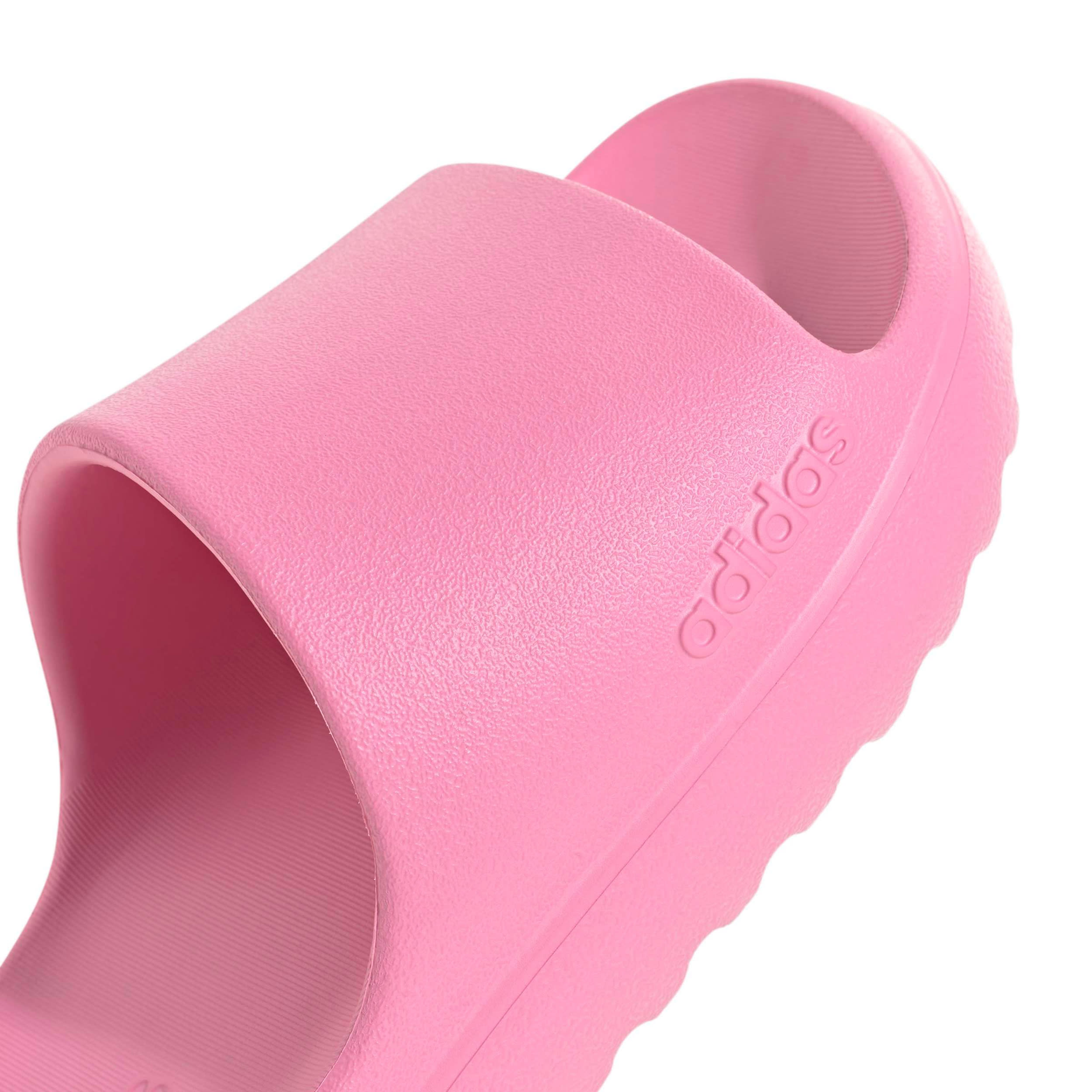 ADIDAS-GIRLS BIG LITTLE KID ADILETTE LUMIA SLIDE-PINK & 