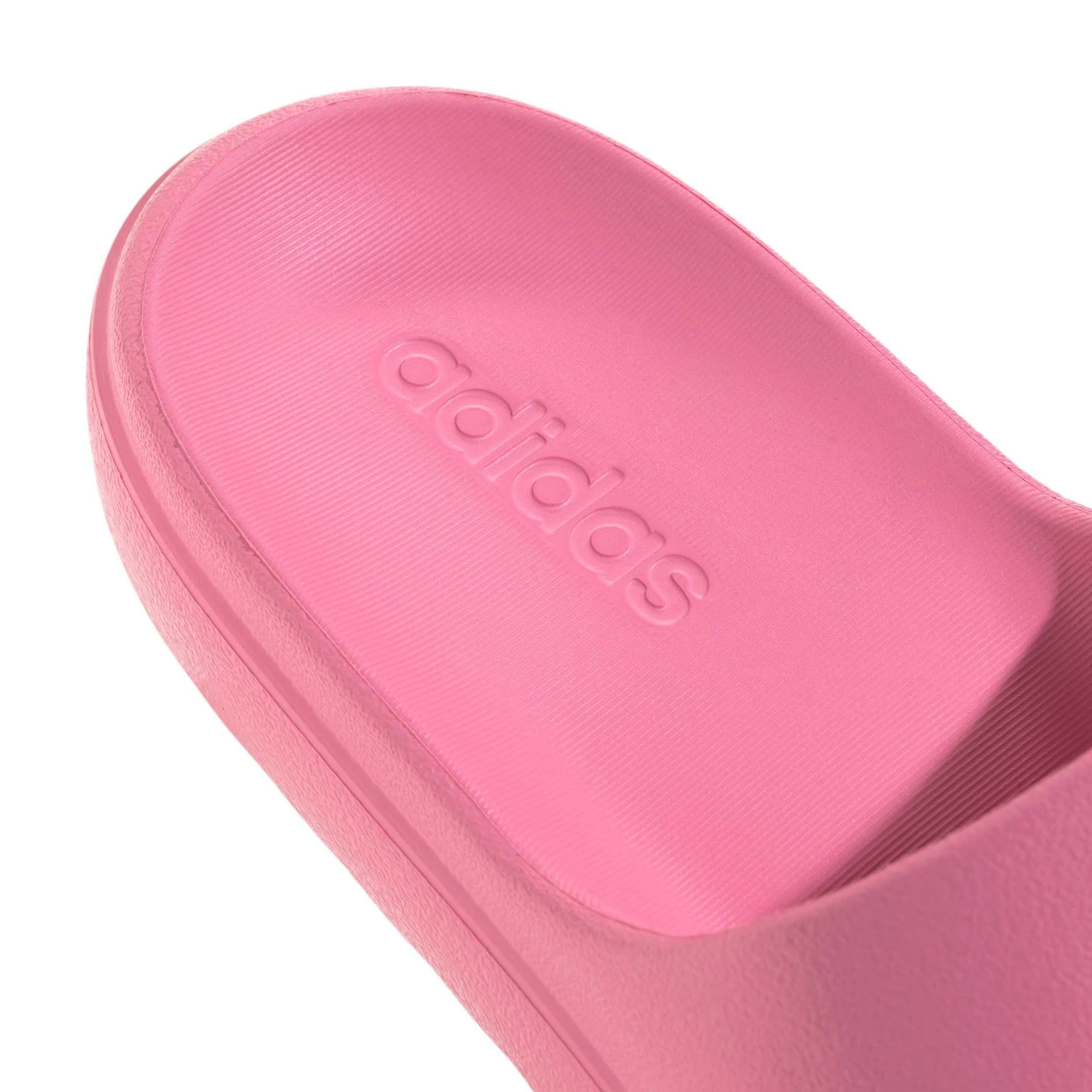 ADIDAS-GIRLS BIG LITTLE KID ADILETTE LUMIA SLIDE-PINK & 