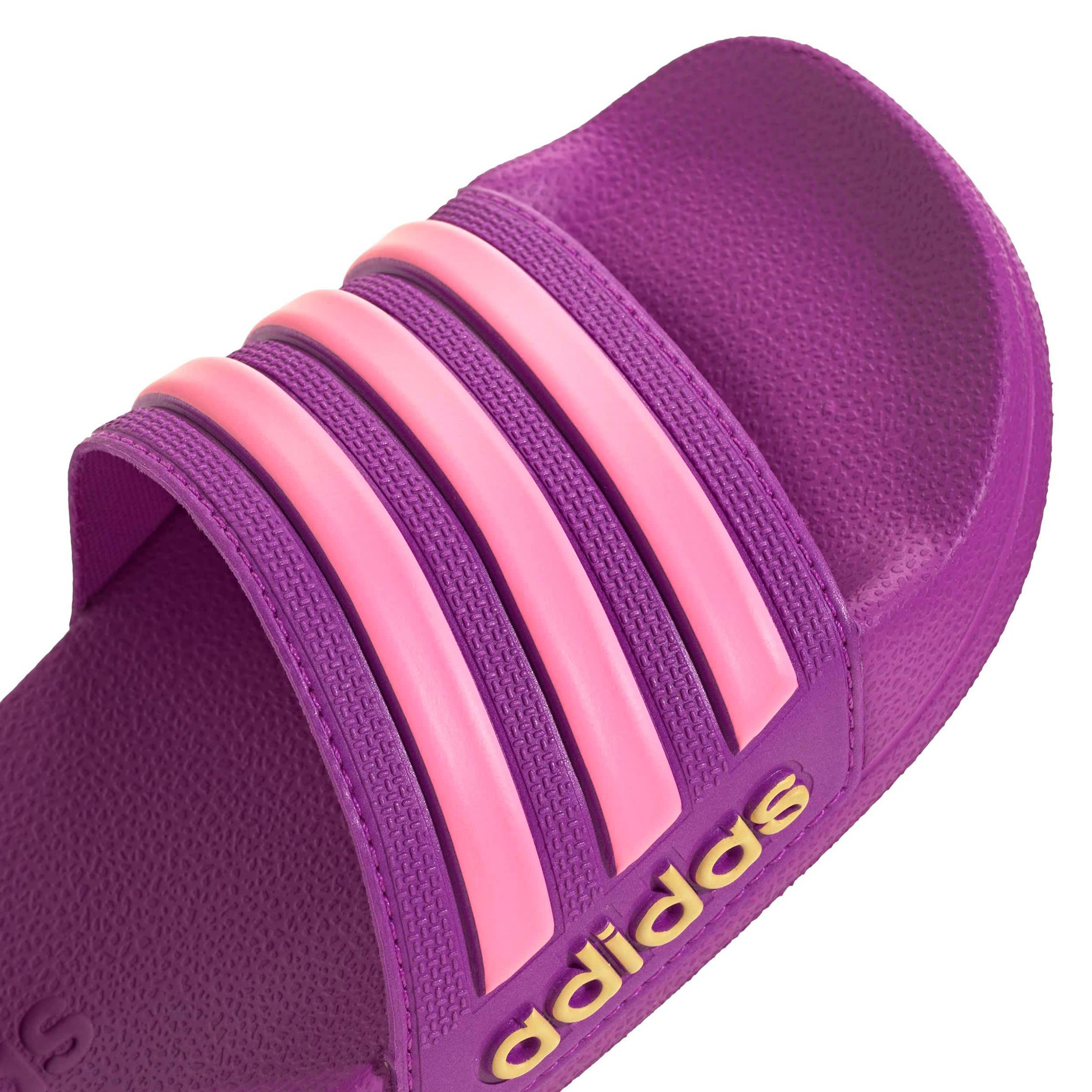 ADIDAS-GIRLS BIG LITTLE KID ADILETTE SHOWER SLIDE-PURPLE & PINK