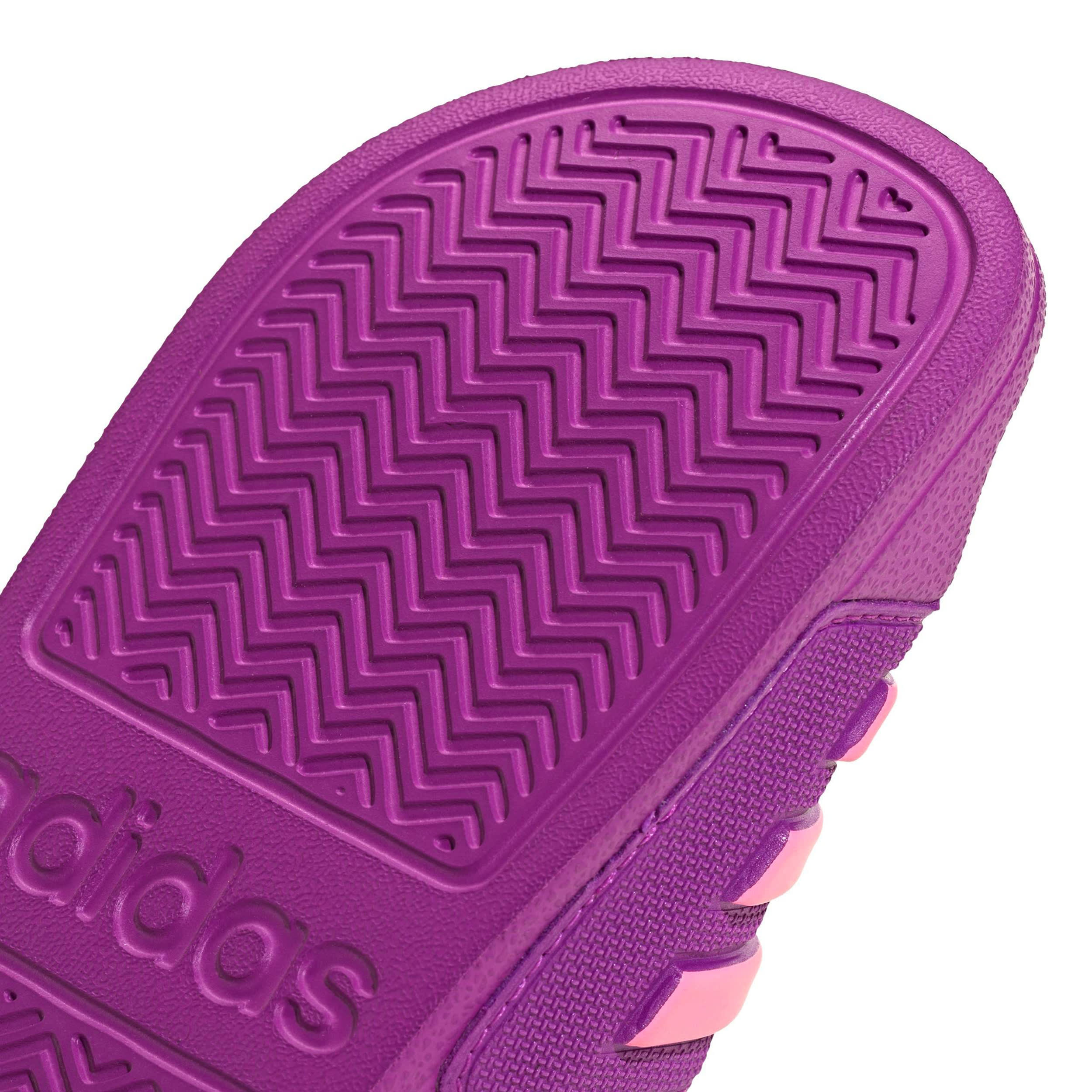 ADIDAS-GIRLS BIG LITTLE KID ADILETTE SHOWER SLIDE-PURPLE & PINK