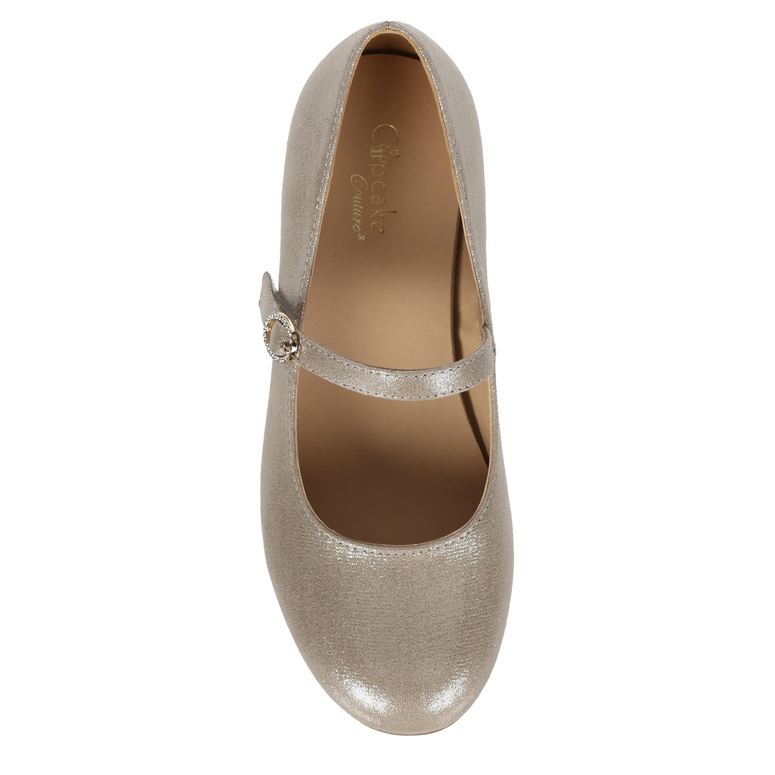 CUPCAKE COUTURE-GIRLS LITTLE-BIG KID CHARLIE DRESS SHOE-CHAMPAGNE & 