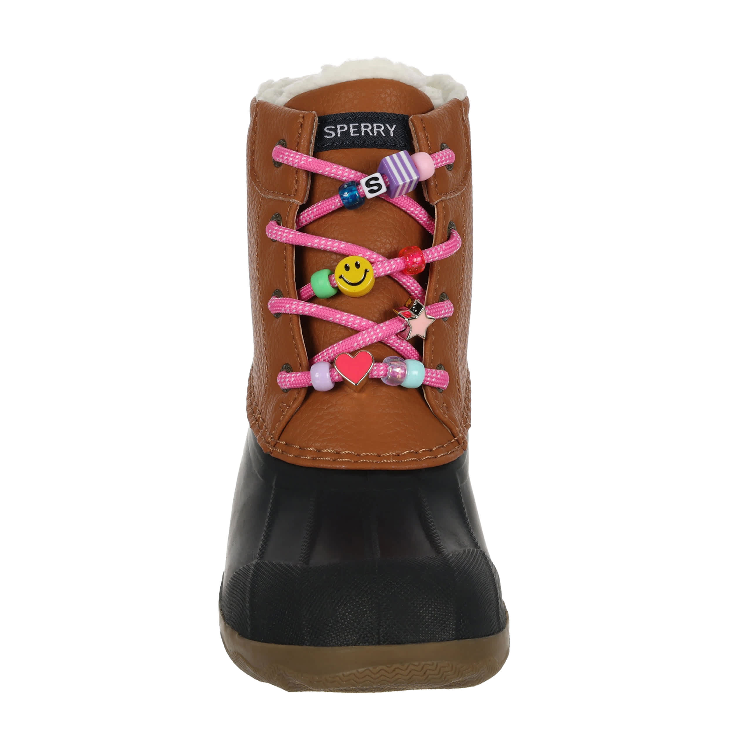SPERRY-GIRLS LITTLE-BIG KID PORT BOOT-TAN & BROWN