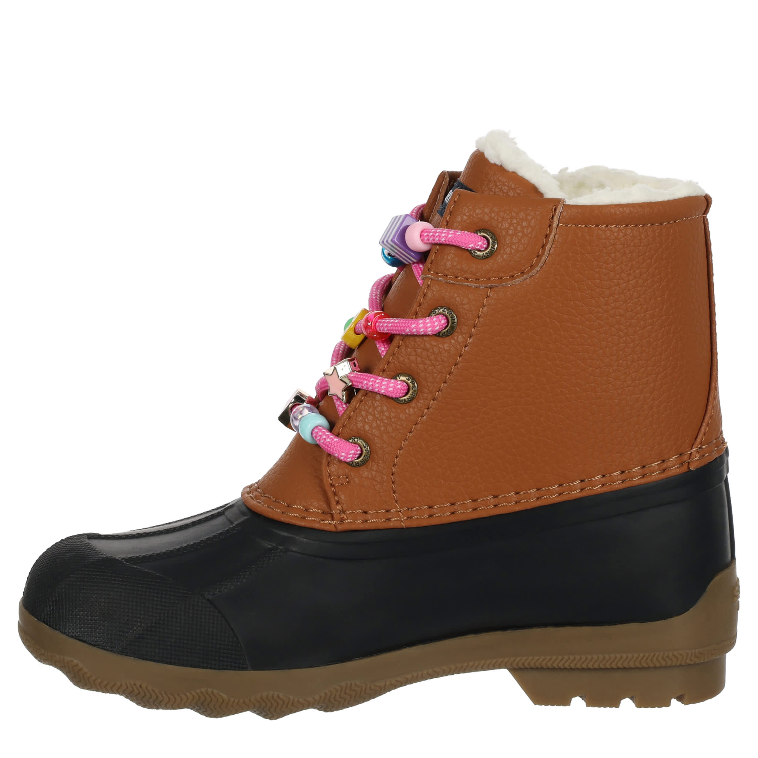 SPERRY-GIRLS LITTLE-BIG KID PORT BOOT-TAN & BROWN