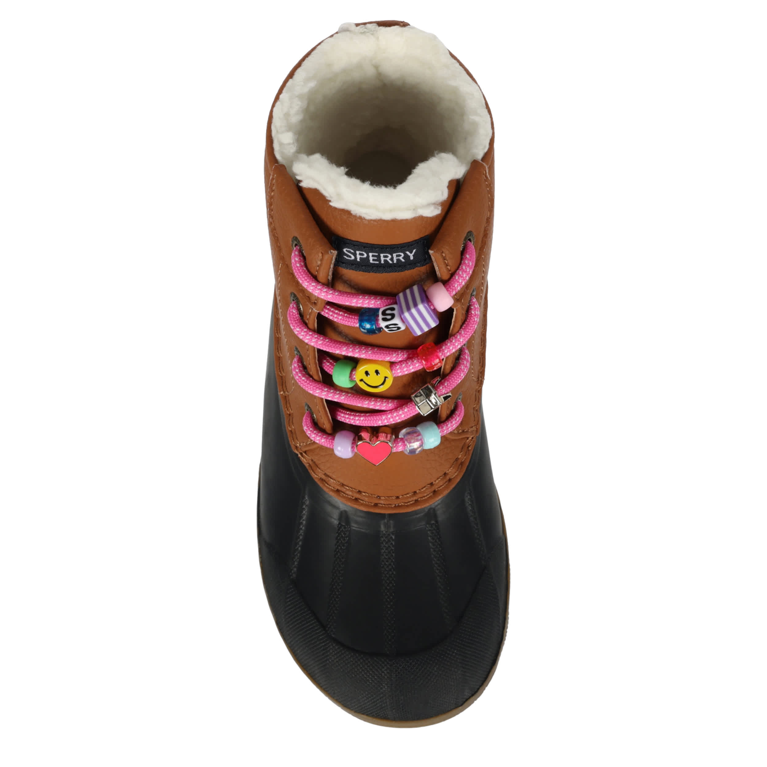SPERRY-GIRLS LITTLE-BIG KID PORT BOOT-TAN & BROWN