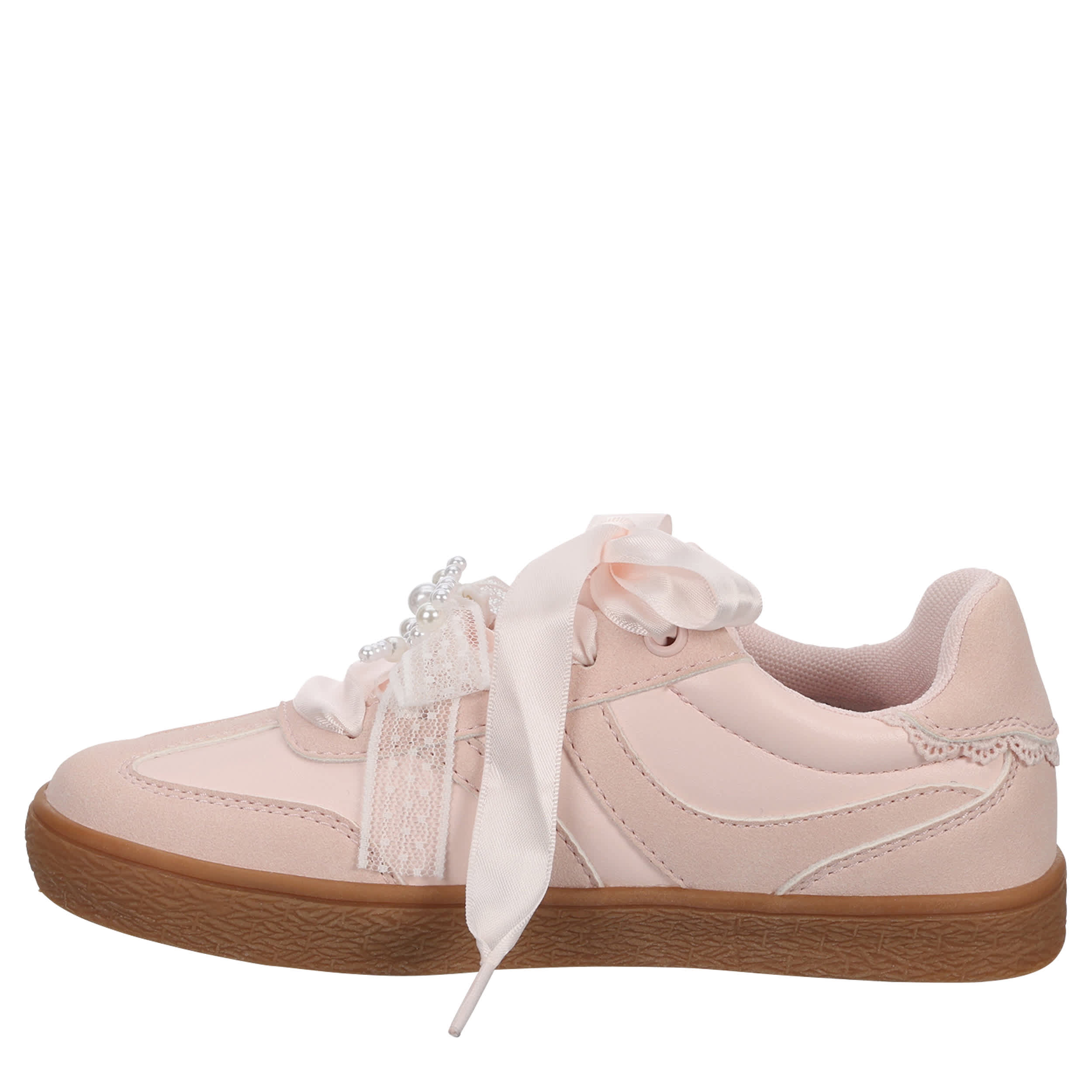 CUPCAKE COUTURE-GIRLS LITTLE-BIG KID LACEY LACE SNEAKER-PINK & 