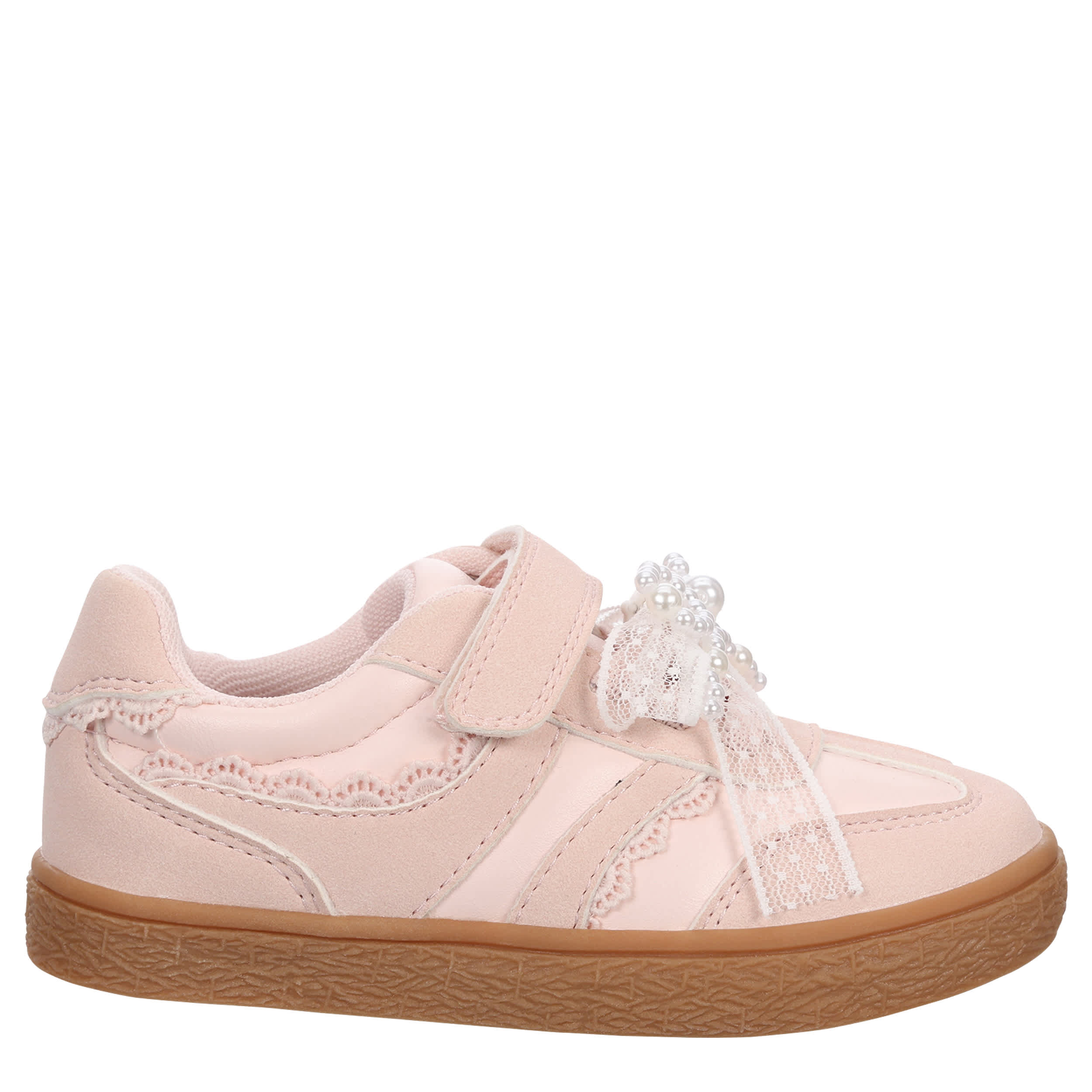 CUPCAKE COUTURE-GIRLS LITTLE-BIG KID LIL LACEY LACE SNEAKER-PINK & 