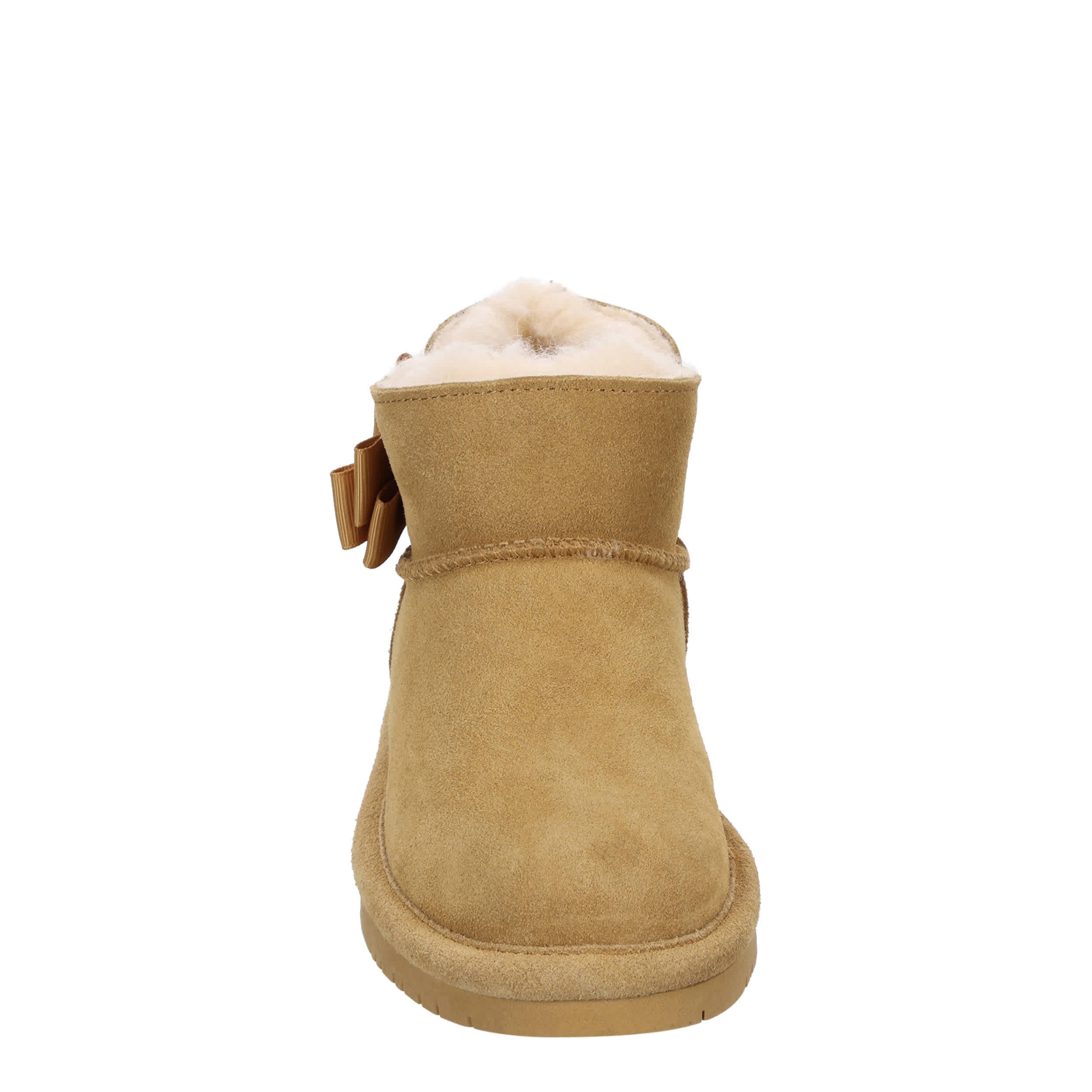 BEARPAW-GIRLS LITTLE-BIG KID SAIGE YOUTH FUR BOOT-TAN & 