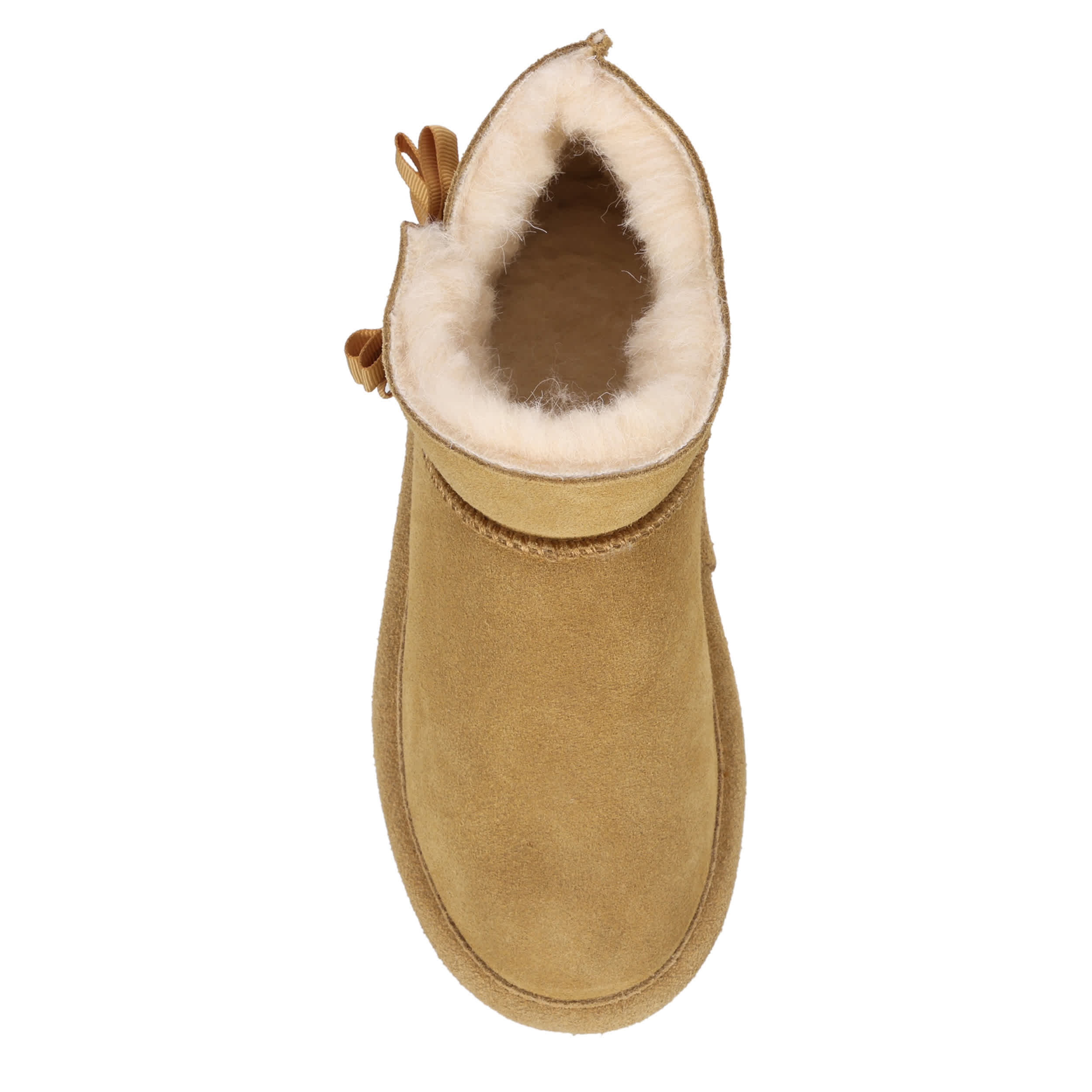 BEARPAW-GIRLS LITTLE-BIG KID SAIGE YOUTH FUR BOOT-TAN & 