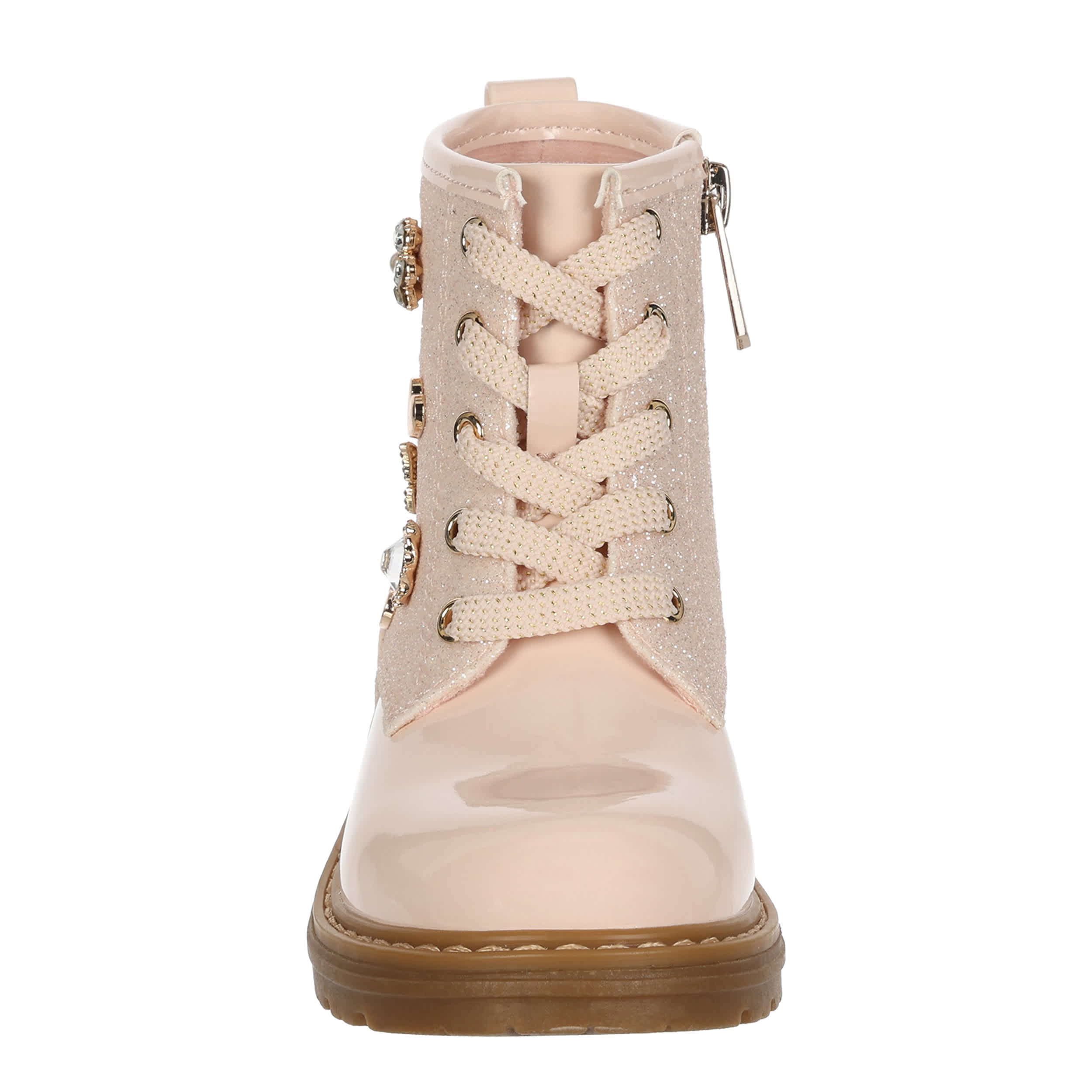 CUPCAKE COUTURE-GIRLS TODDLER-LITTLE KID LIL DECOR COMBAT BOOT-PINK & 