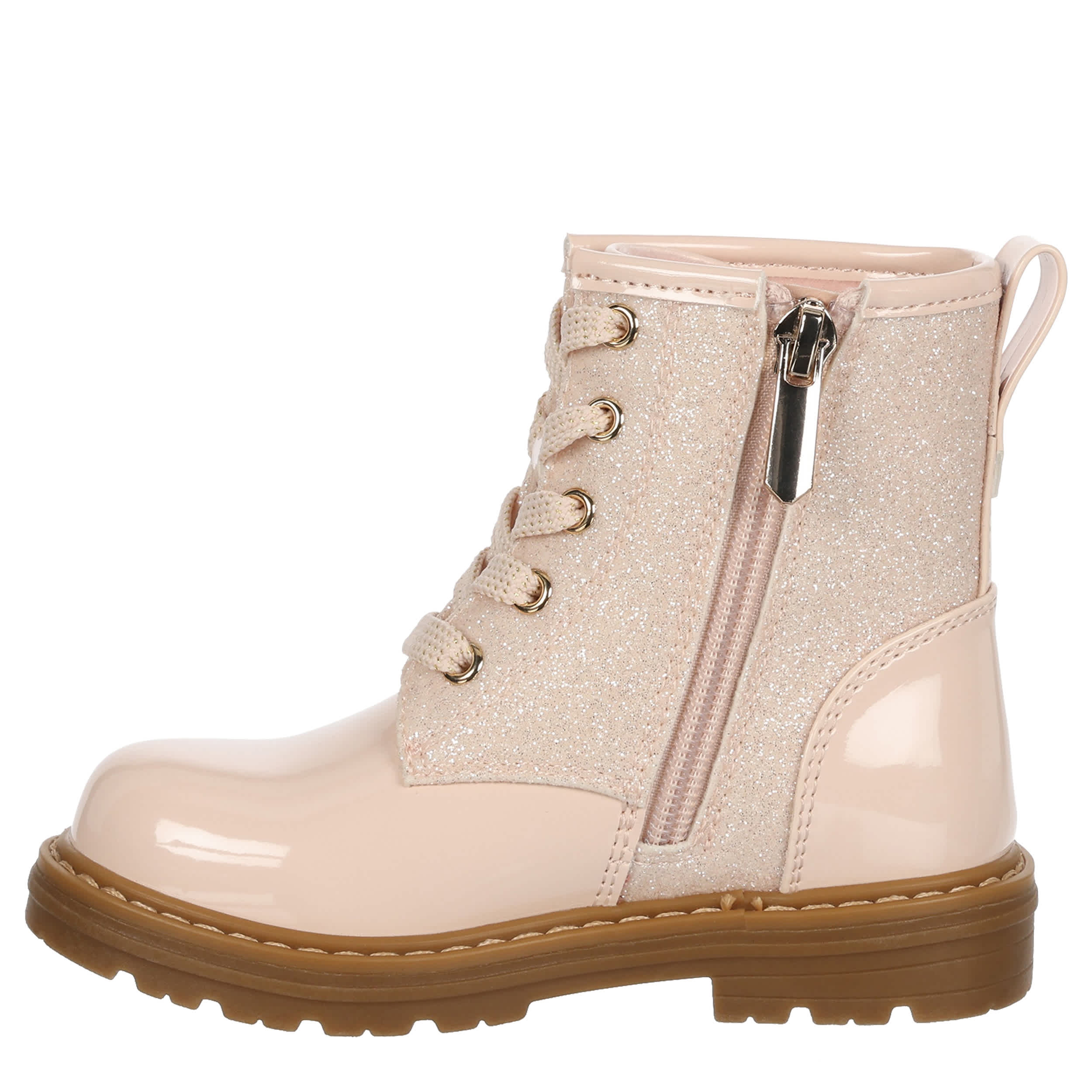 CUPCAKE COUTURE-GIRLS TODDLER-LITTLE KID LIL DECOR COMBAT BOOT-PINK & 