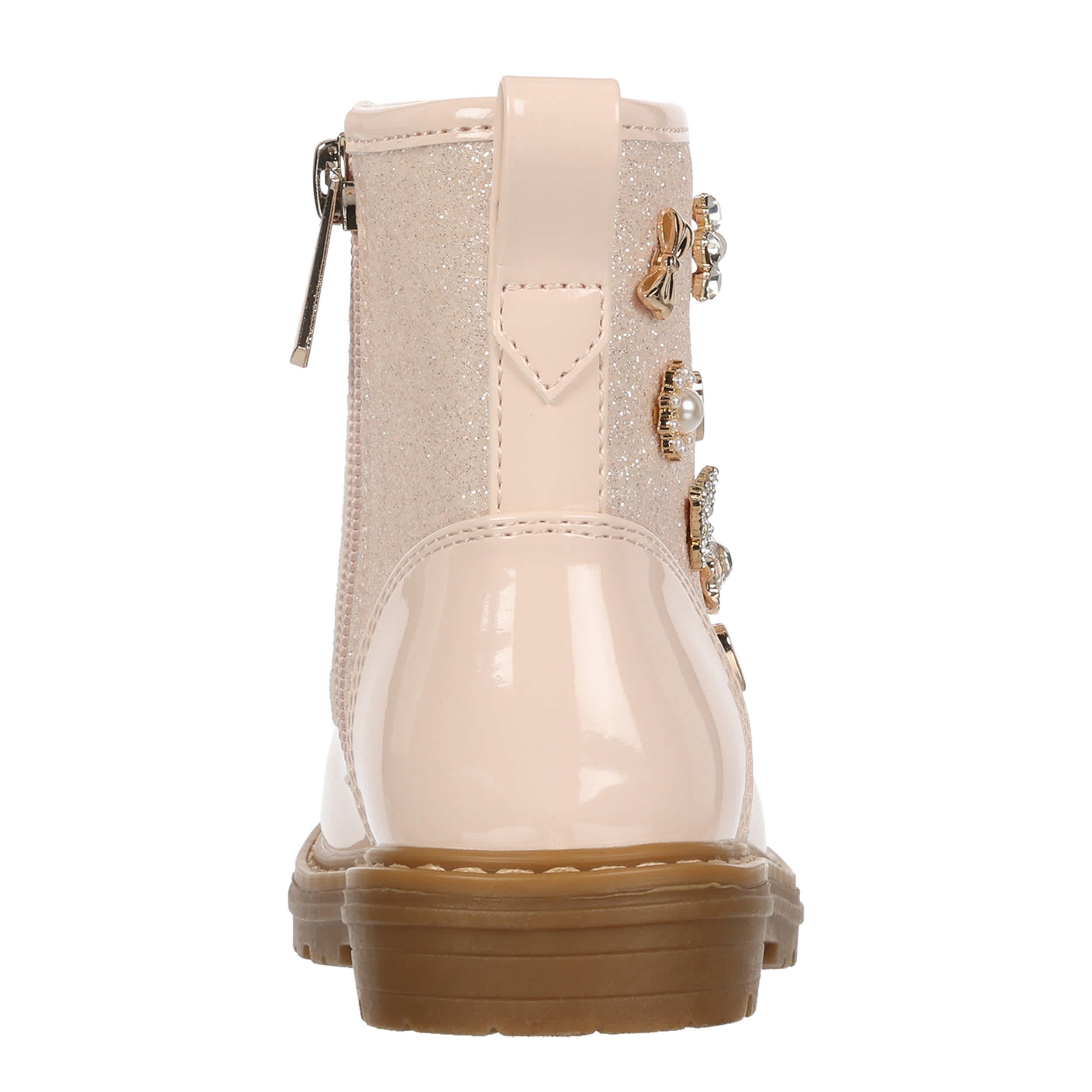 CUPCAKE COUTURE-GIRLS TODDLER-LITTLE KID LIL DECOR COMBAT BOOT-PINK & 