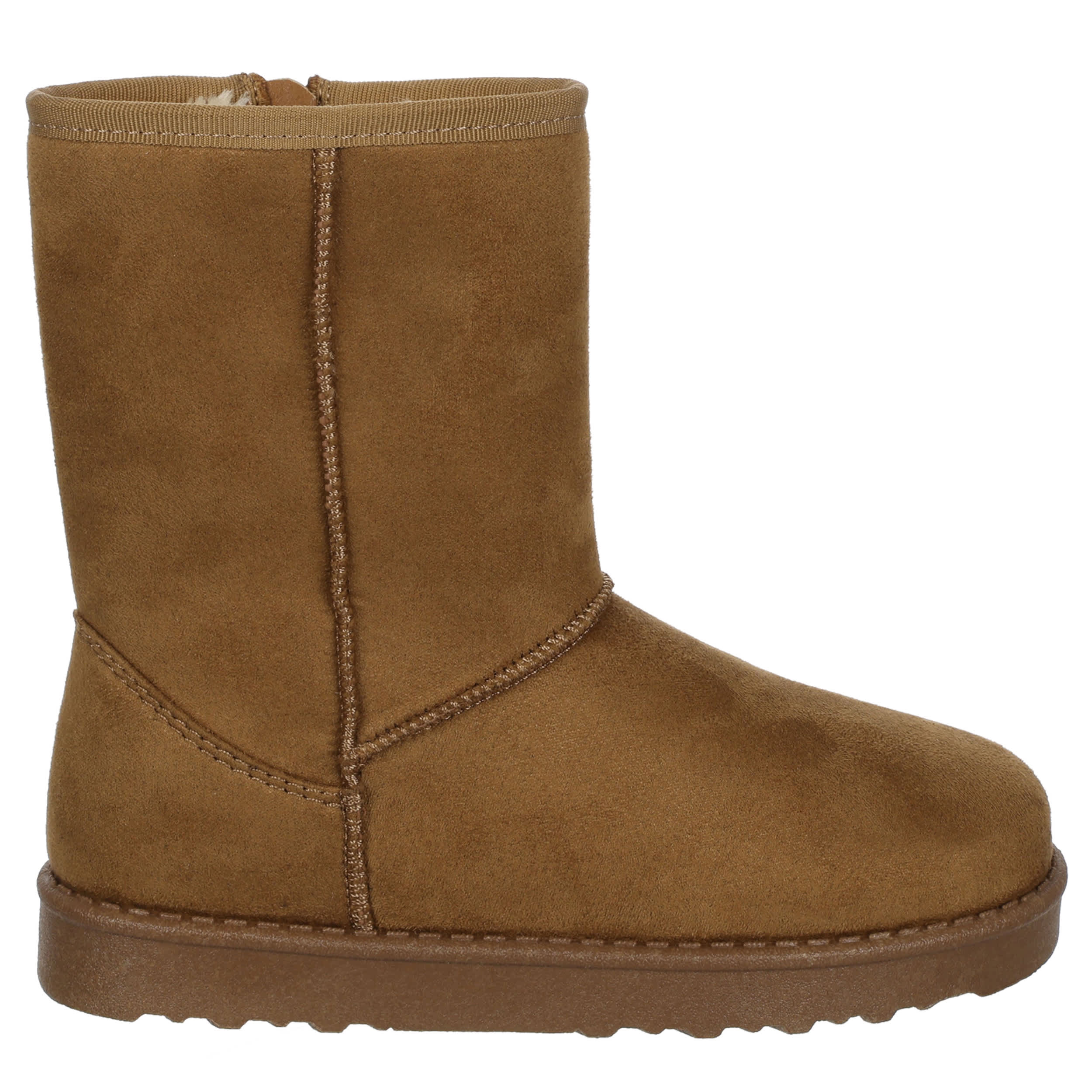 CUPCAKE COUTURE-GIRLS LITTLE-BIG KID BELLA CLASSIC FUR BOOT-CHESTNUT & 