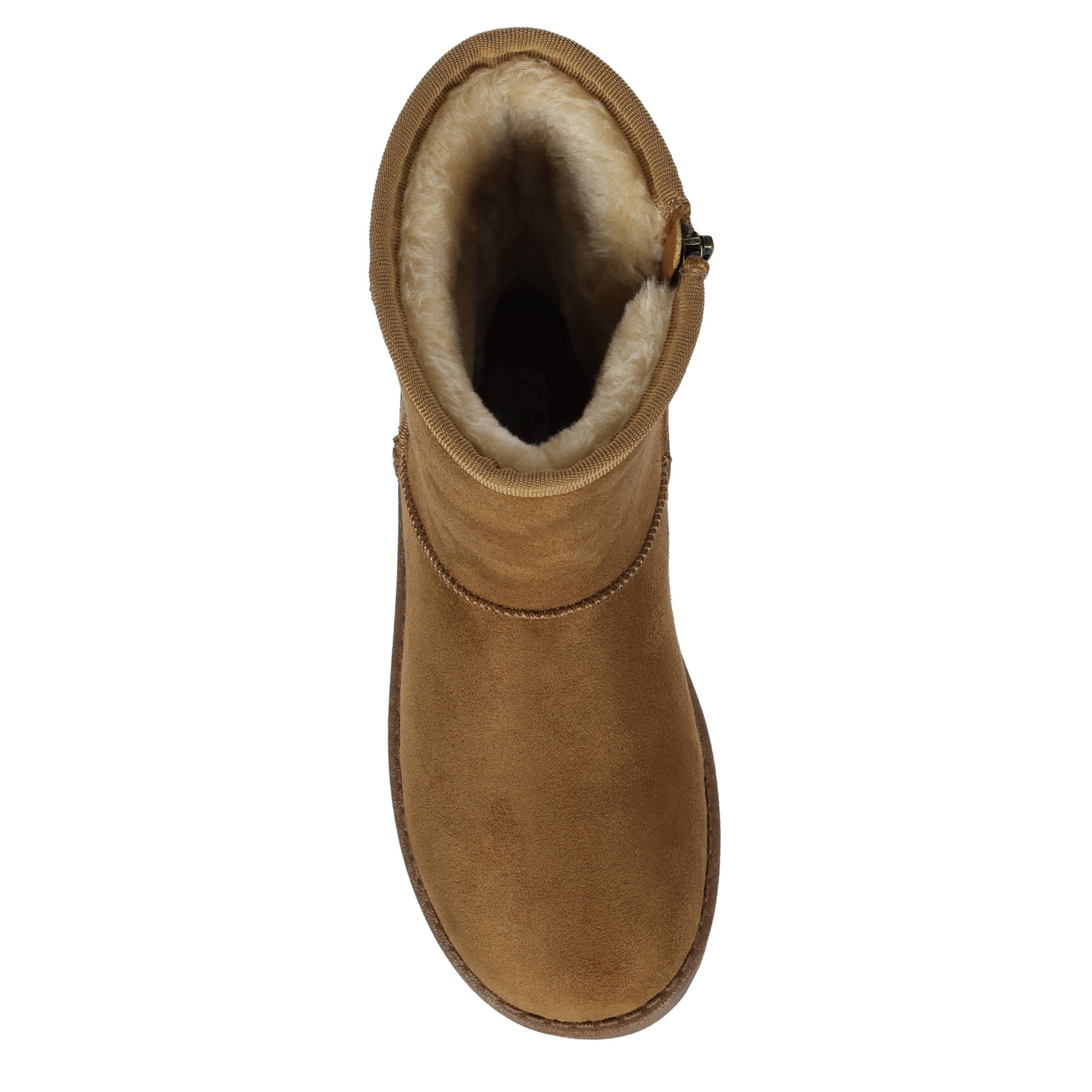 CUPCAKE COUTURE-GIRLS LITTLE-BIG KID BELLA CLASSIC FUR BOOT-CHESTNUT & 