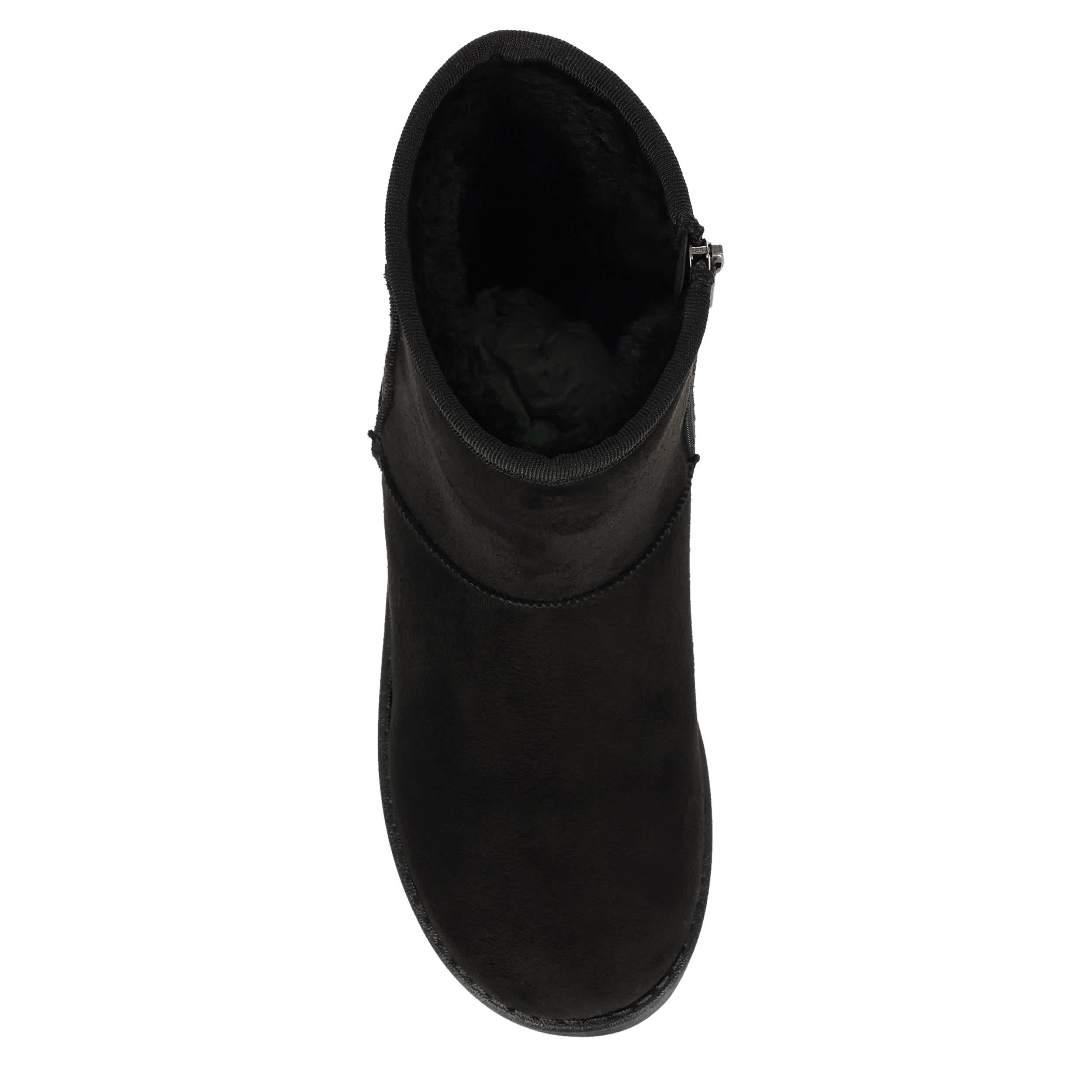CUPCAKE COUTURE-GIRLS LITTLE-BIG KID BELLA CLASSIC FUR BOOT-BLACK & 
