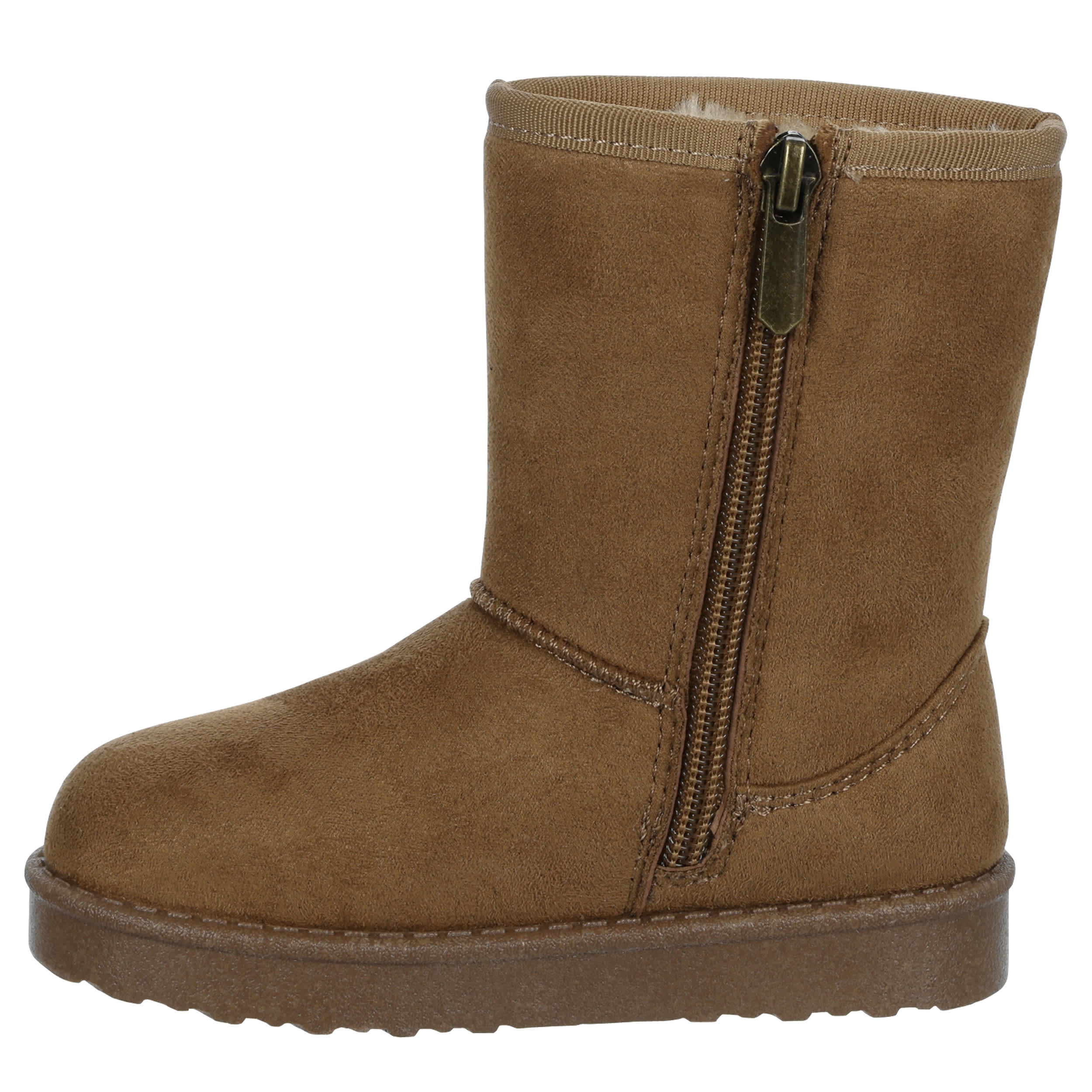 CUPCAKE COUTURE-GIRLS TODDLER-LITTLE KID BELLA CLASSIC FUR BOOT-CHESTNUT & 