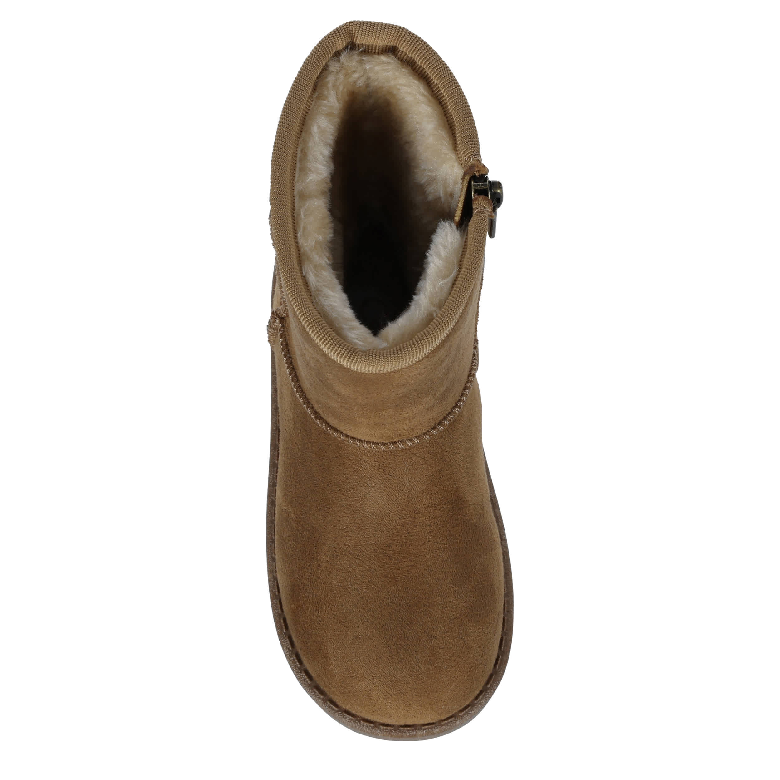 CUPCAKE COUTURE-GIRLS TODDLER-LITTLE KID BELLA CLASSIC FUR BOOT-CHESTNUT & 