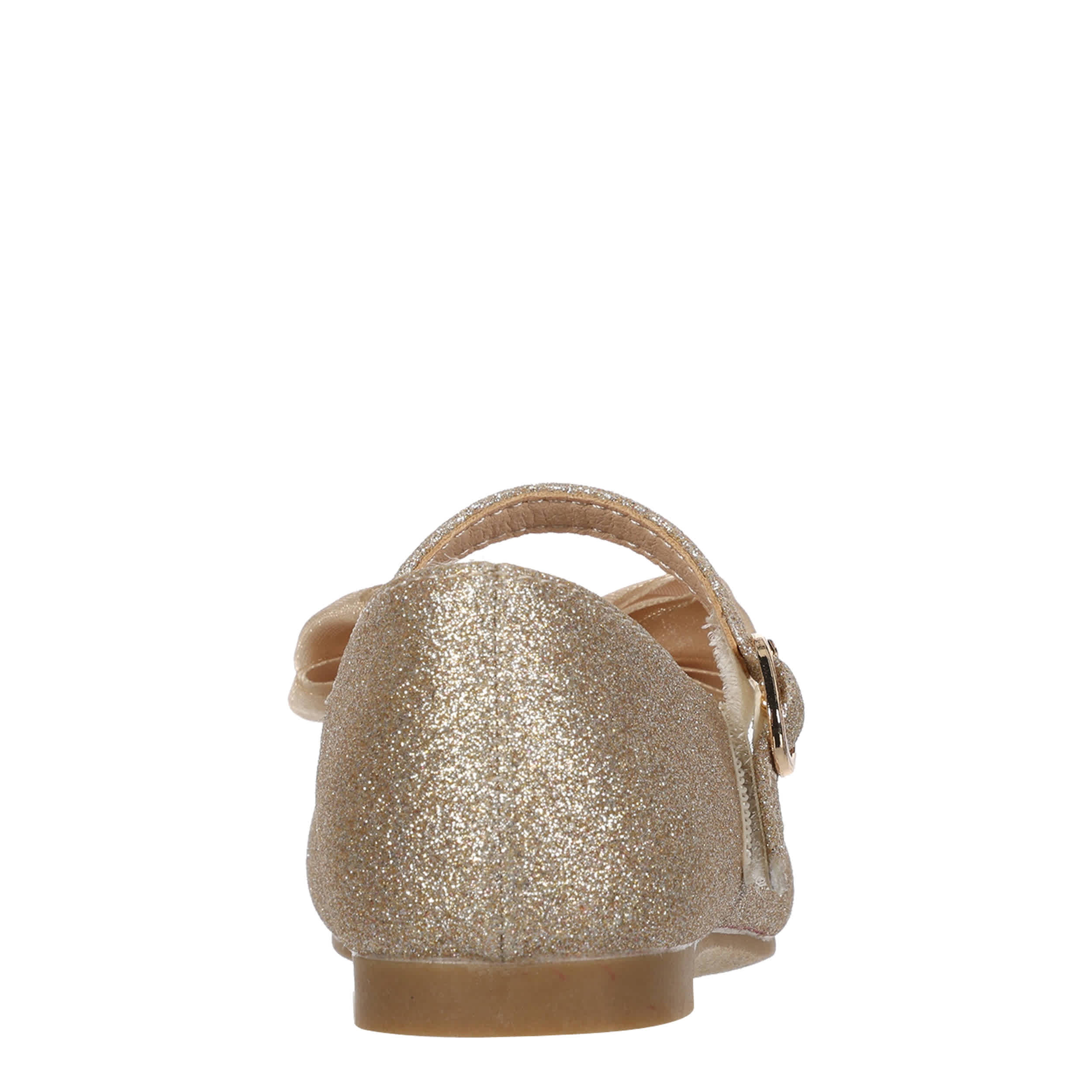 CUPCAKE COUTURE-GIRLS TODDLER- LITTLE KID TRULY BOWTIFUL FLAT-CHAMPAGNE & 