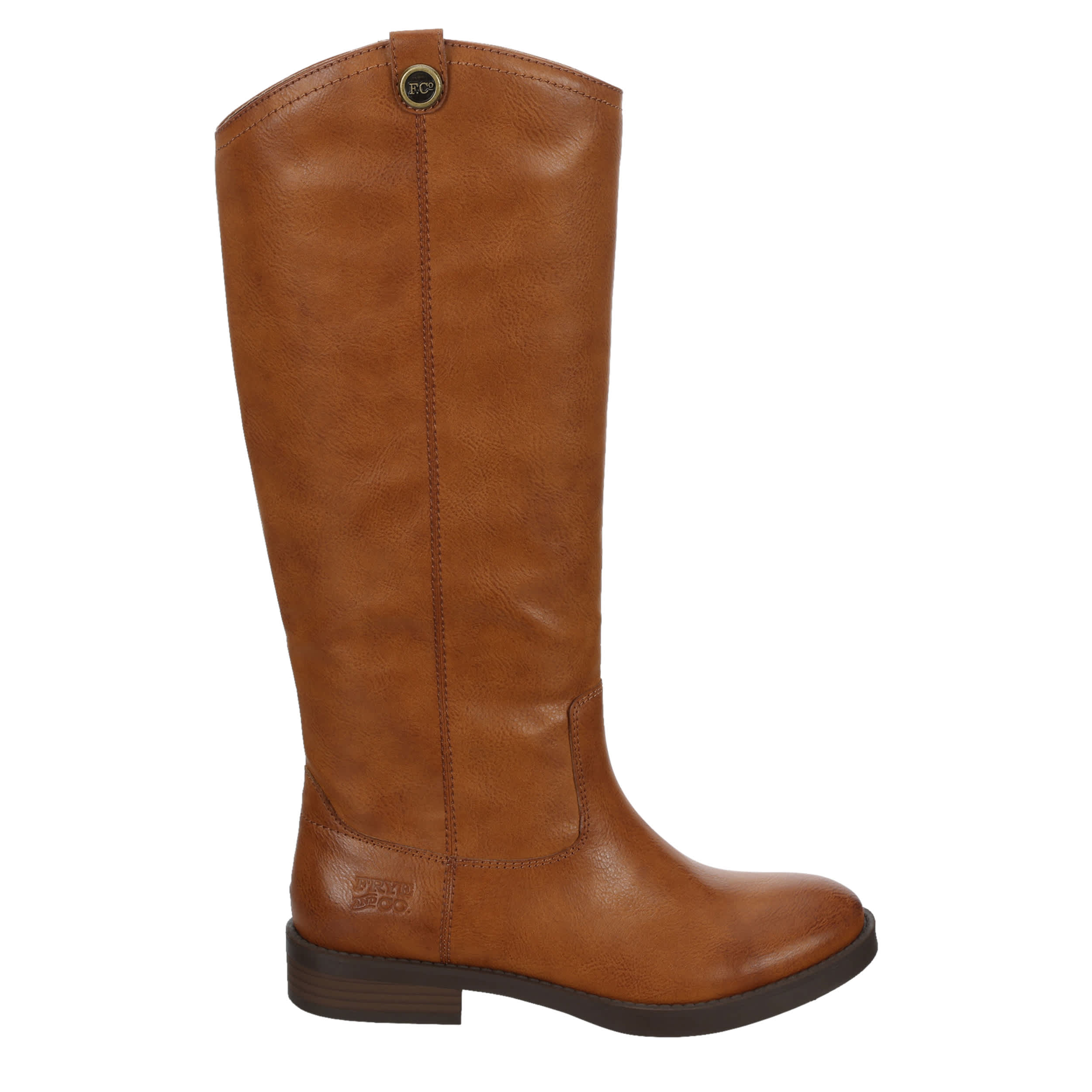 FRYE & CO-GIRLS LITTLE-BIG KID KELLY BUTTON RIDING BOOT-COGNAC & 