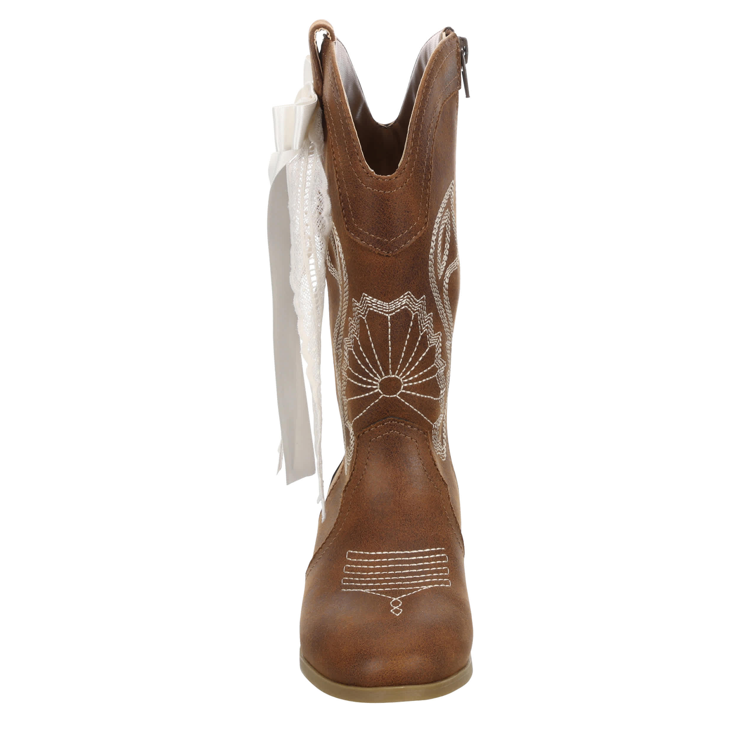 CUPCAKE COUTURE-GIRLS LITTLE-BIG KID BETHY BOW WESTERN BOOT-BROWN & 