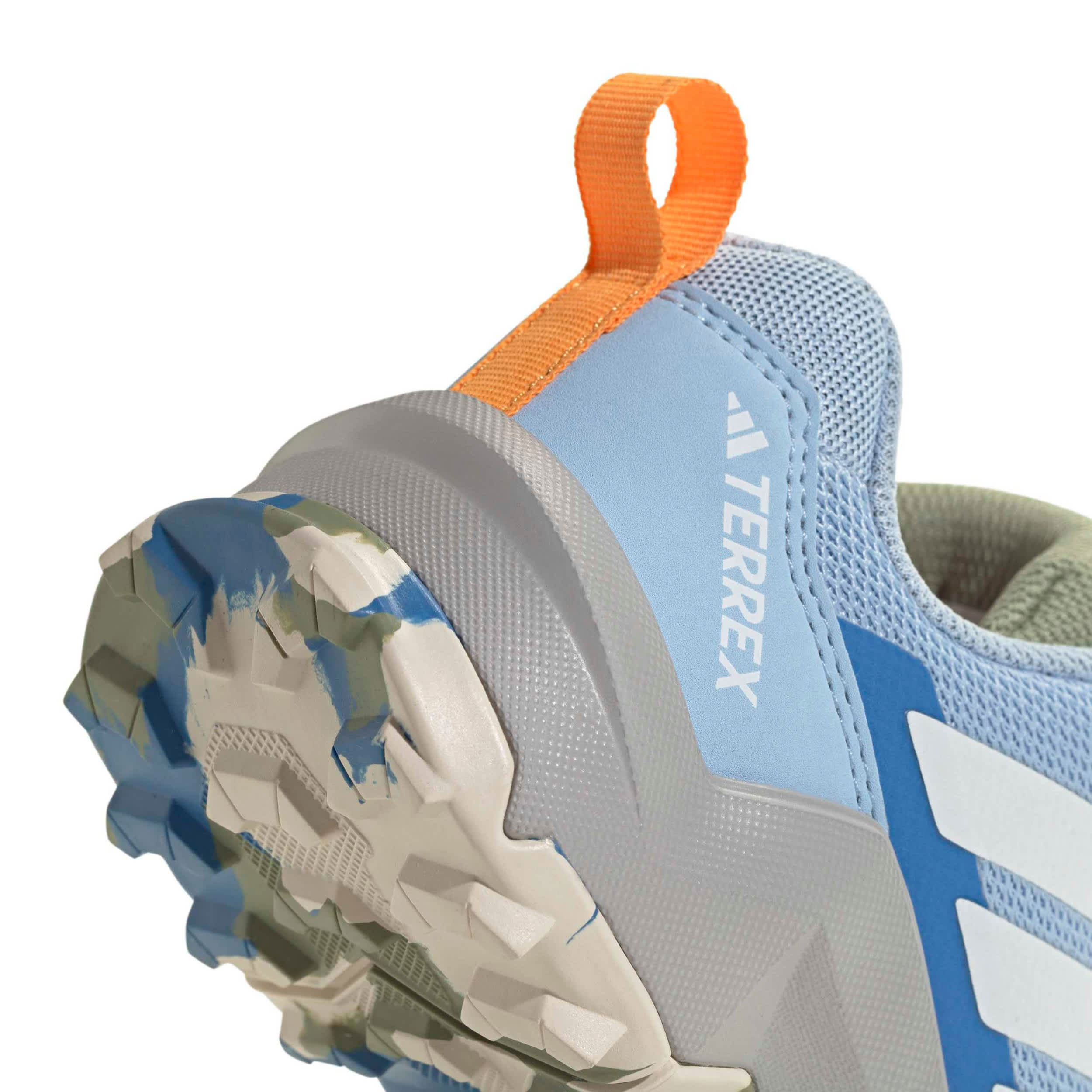 ADIDAS-BOYS BIG LITTLE KID TERREX AX4S HIKING SHOES-BLUE & WHITE