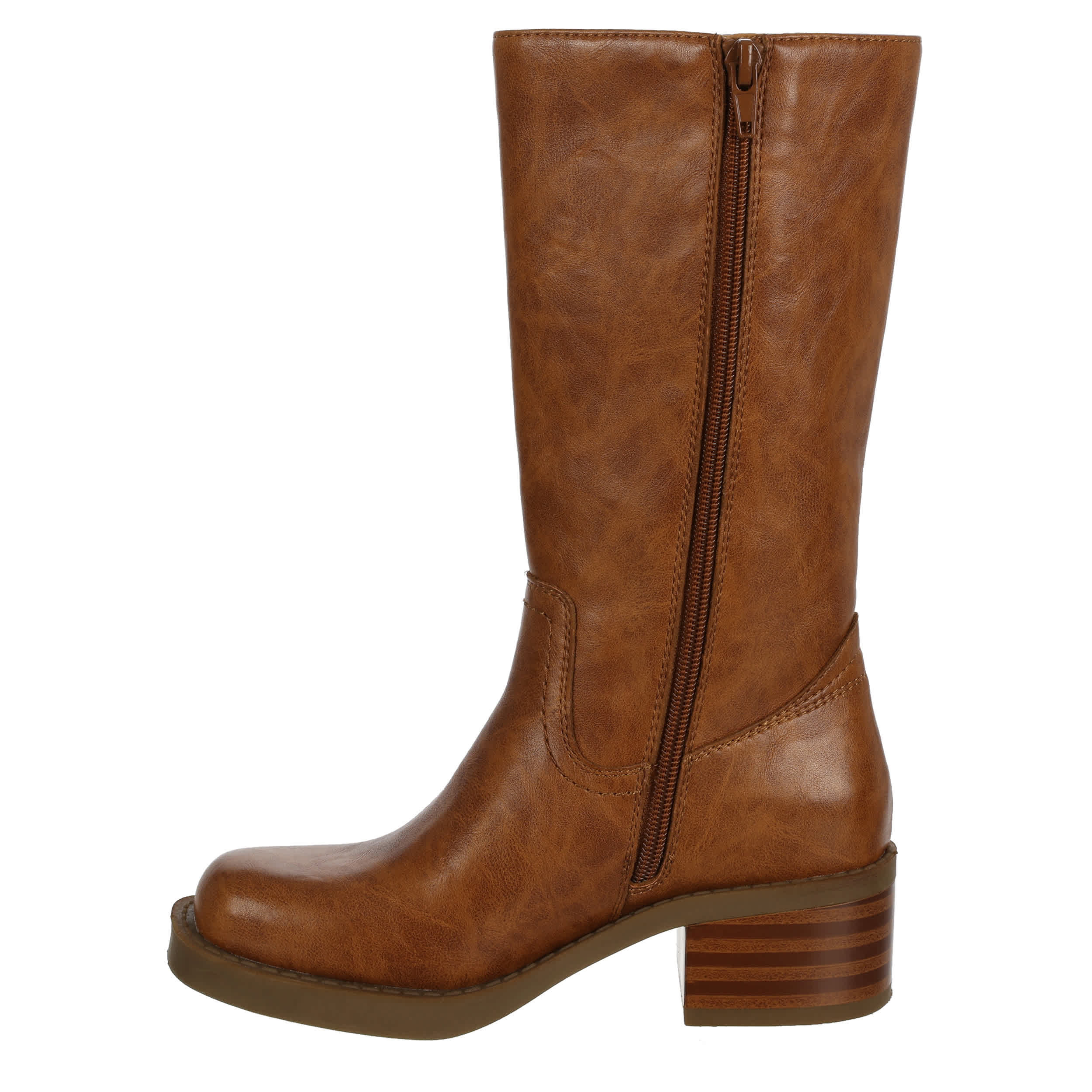 FRYE & CO-GIRLS LITTLE-BIG KID MIRANDA 14 TALL BOOT-COGNAC & 
