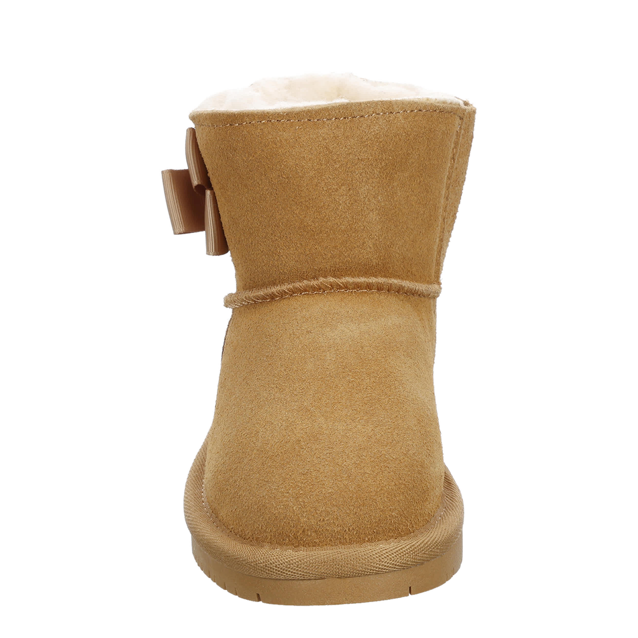BEARPAW-GIRLS TODDLER-LITTLE KID SAIGE FUR BOOT-TAN & 
