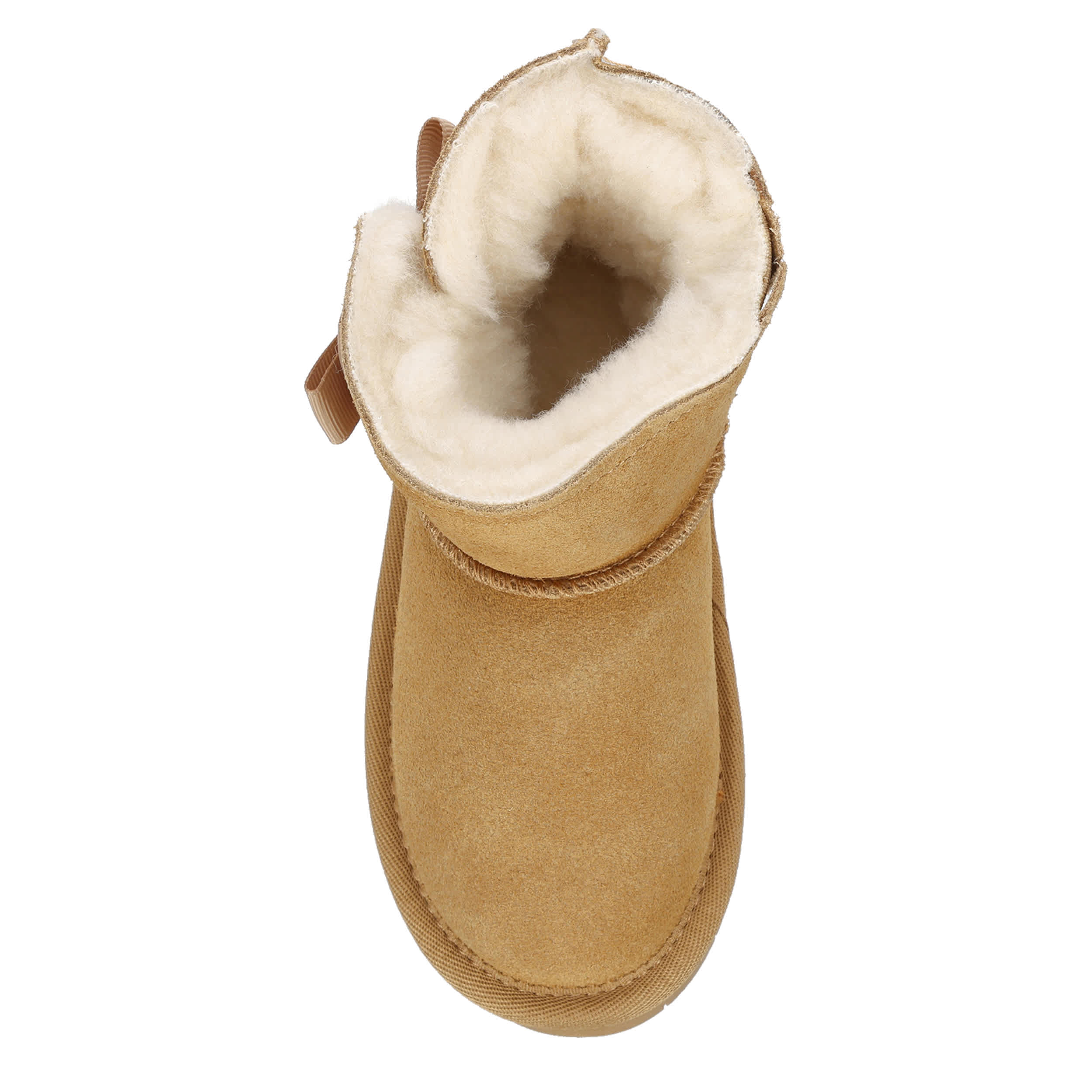 BEARPAW-GIRLS TODDLER-LITTLE KID SAIGE FUR BOOT-TAN & 