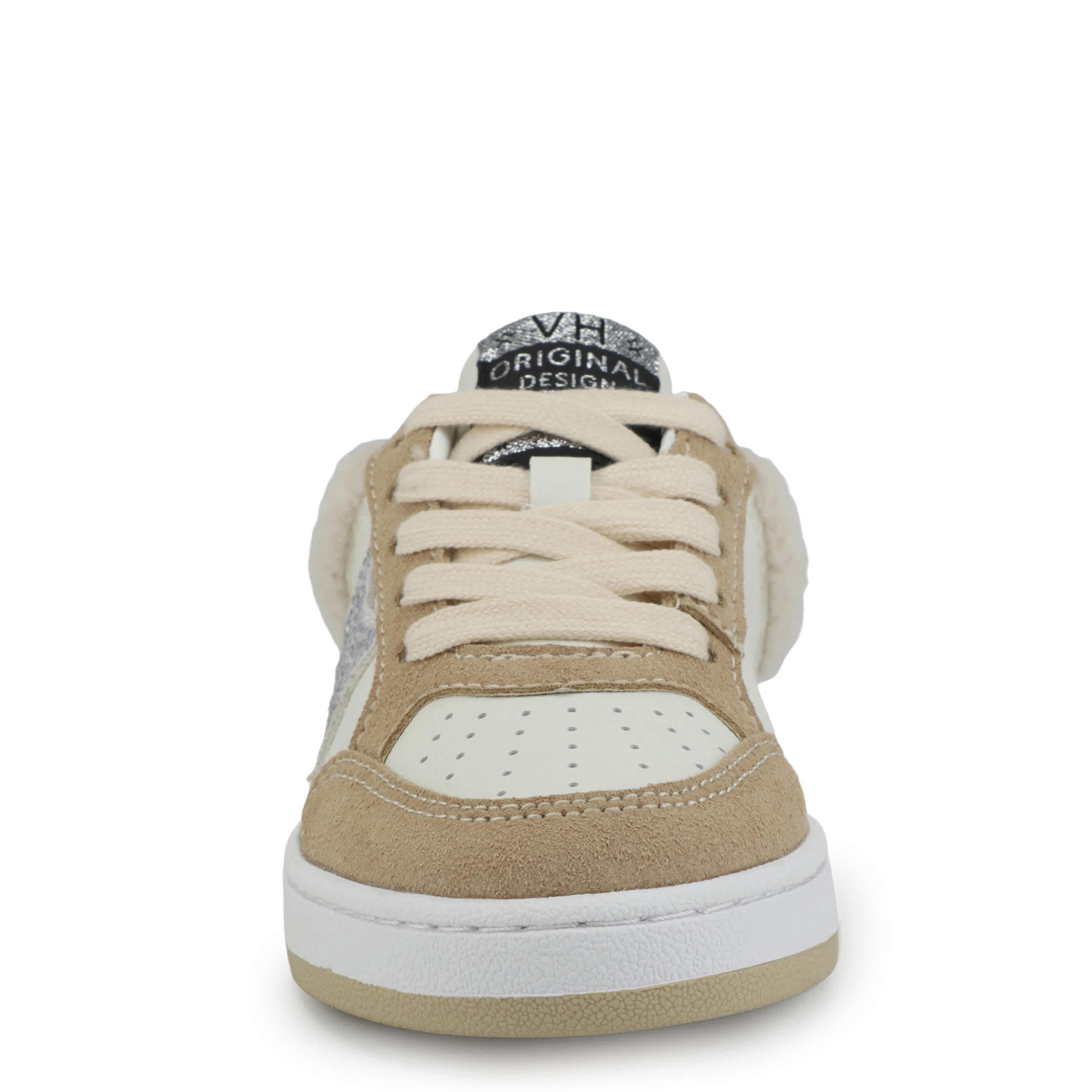 Vintage Havana-GIRLS LITTLE-BIG KID BETTY SLIP ON SNEAKER-WHITE & TAUPE